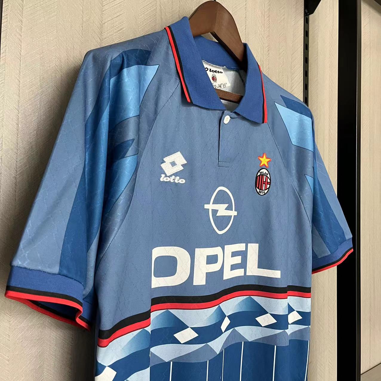 4ª Camisola Ac Milan 1995/1996 - Versão adepto 9