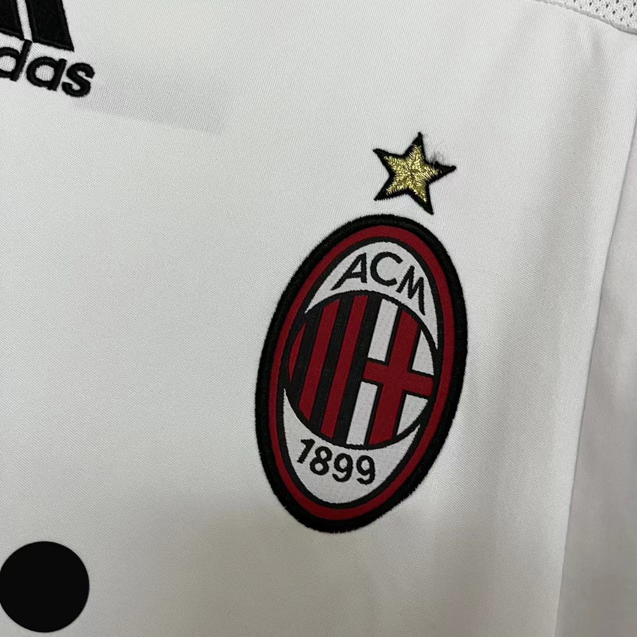 Camisola alternativa Ac Milan 2007/2008 - Versão adepto 4