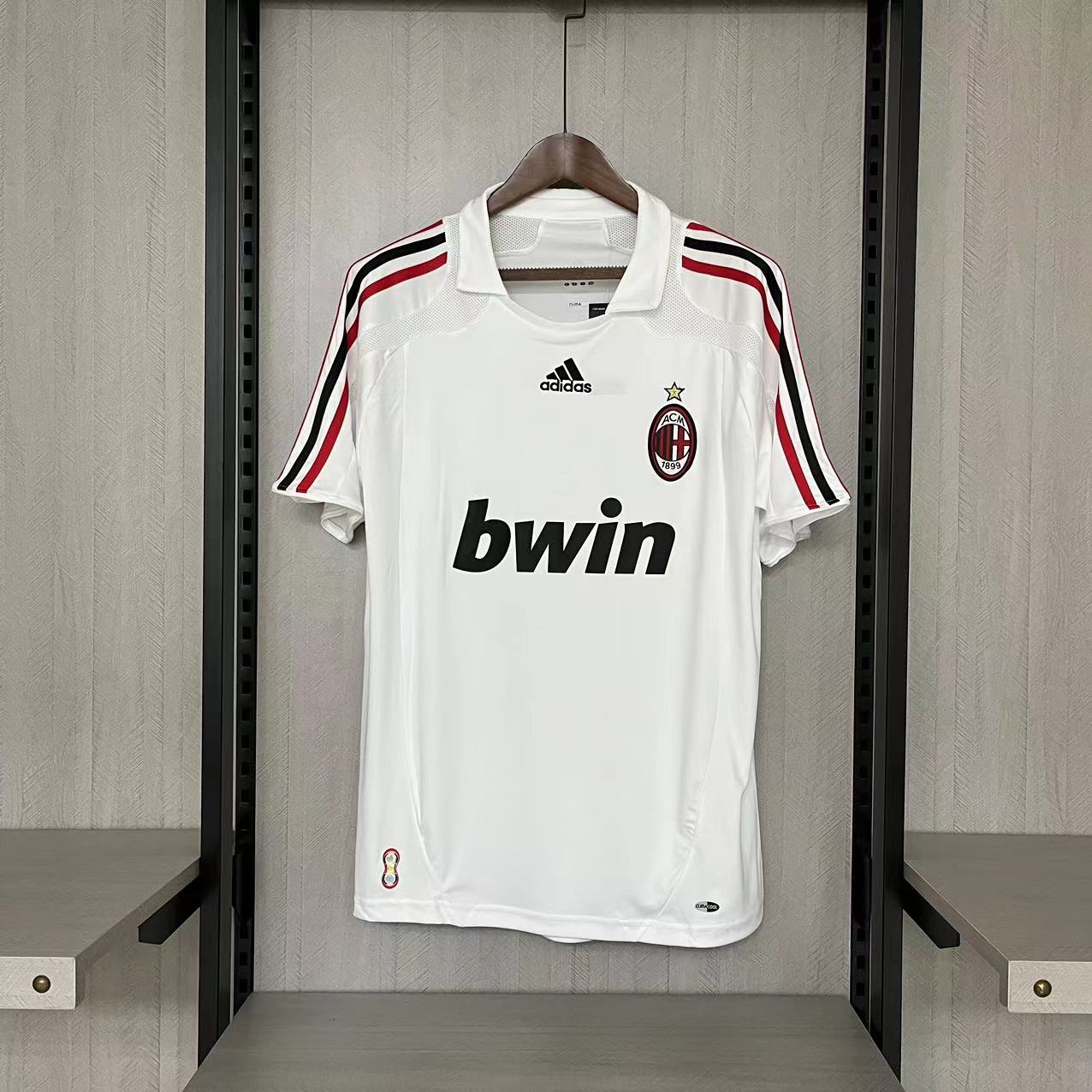 Camisola alternativa Ac Milan 2007/2008 - Versão adepto 1