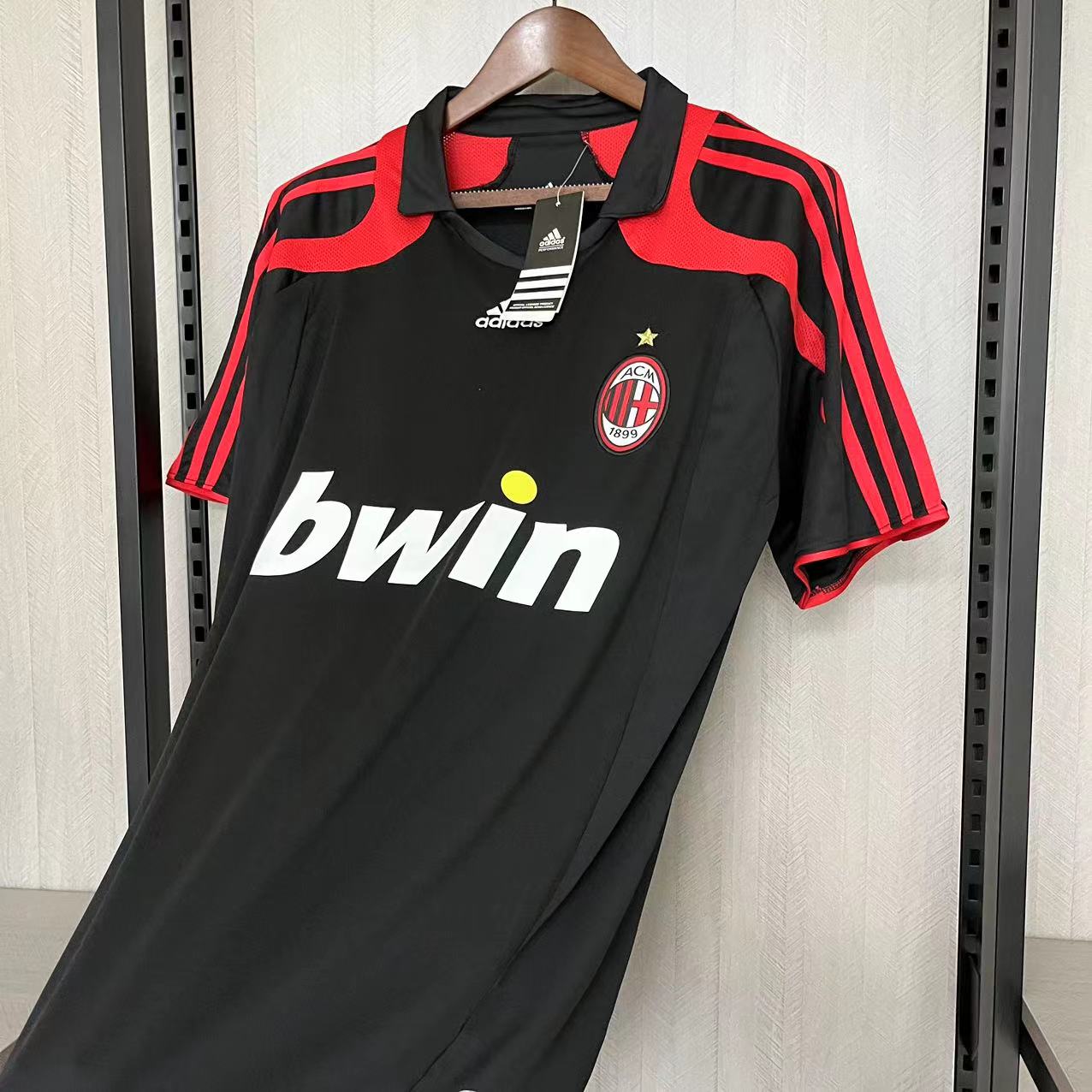 3ª Camisola Ac Milan 2007/2008 - Versão adepto 9