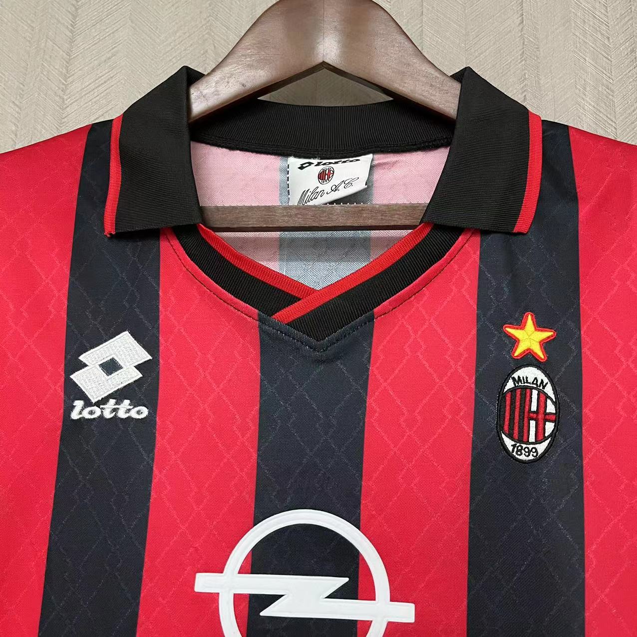 Camisola principal Ac Milan 1995/1996 - Versão adepto 6