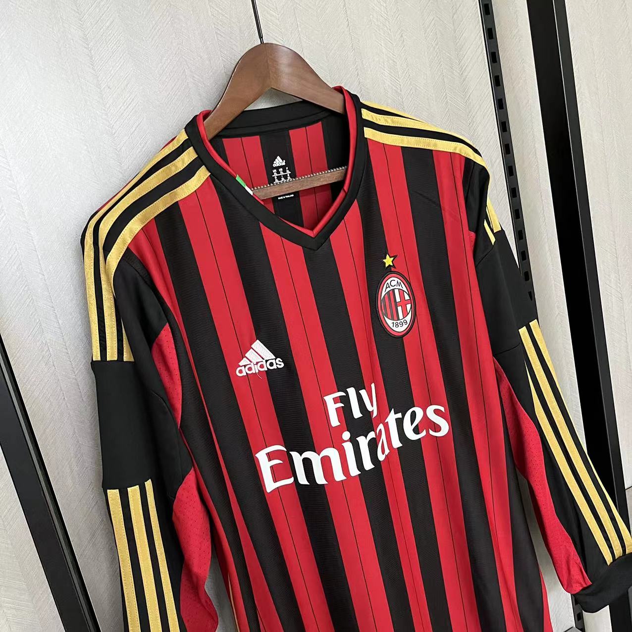 Camisola Principal Ac Milan 2013/2014 - Versão adepto - Manga comprida 8
