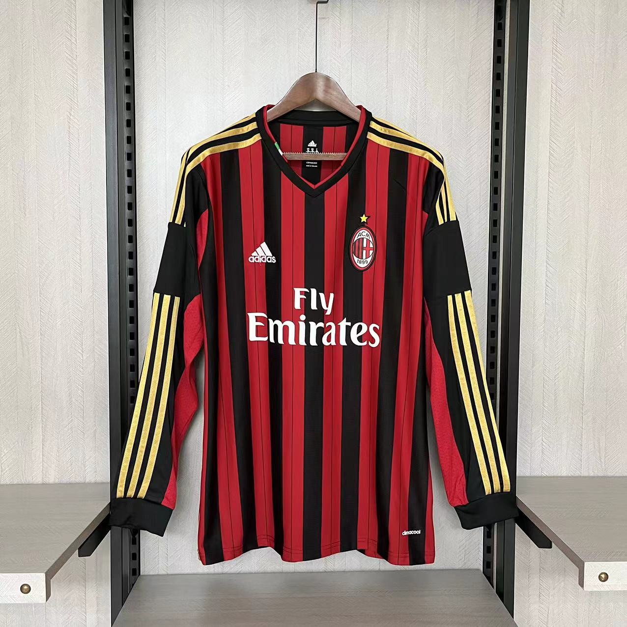 Camisola Principal Ac Milan 2013/2014 - Versão adepto - Manga comprida 1