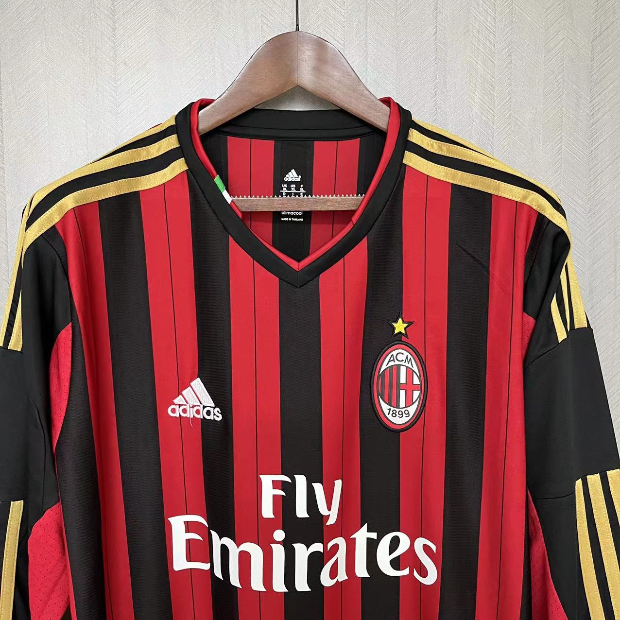 Camisola Principal Ac Milan 2013/2014 - Versão adepto - Manga comprida 10
