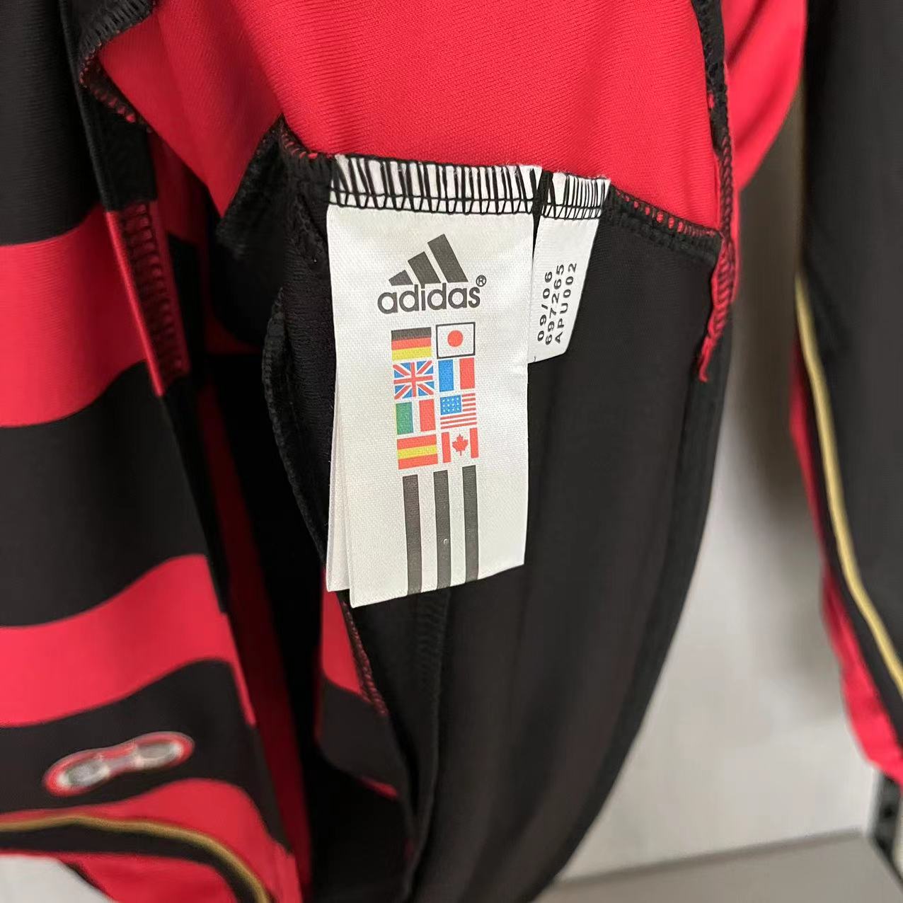 Camisola Principal Ac Milan 2006/2007 - Versão adepto - Manga comprida 11