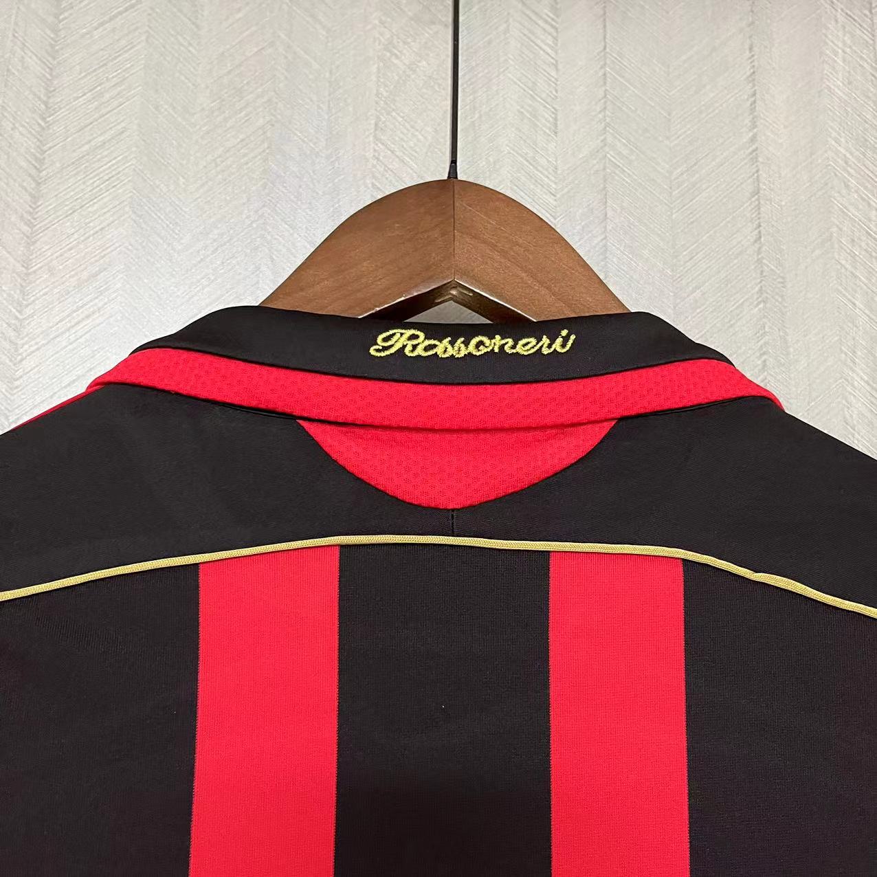 Camisola Principal Ac Milan 2006/2007 - Versão adepto - Manga comprida 7
