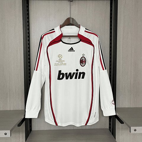 Camisola alternativa Ac Milan 2006/2007 Final Champions League - Versão adepto - Manga comprida