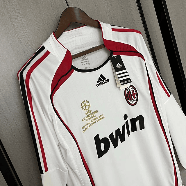 Camisola alternativa Ac Milan 2006/2007 Final Champions League - Versão adepto - Manga comprida