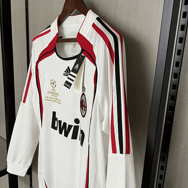 Camisola alternativa Ac Milan 2006/2007 Final Champions League - Versão adepto - Manga comprida