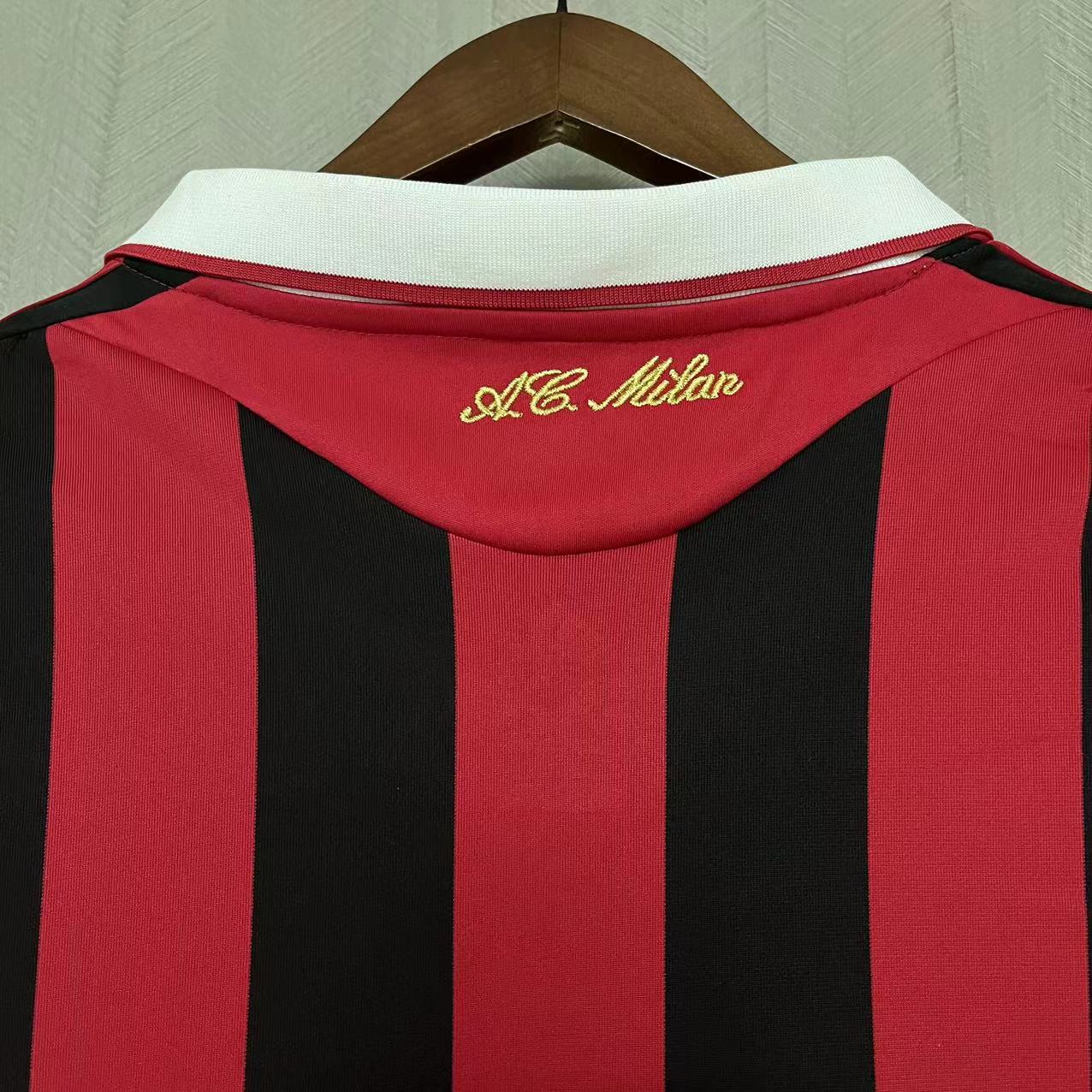 Camisola principal Ac Milan 2009/2010 - Versão adepto - Manga comprida 6