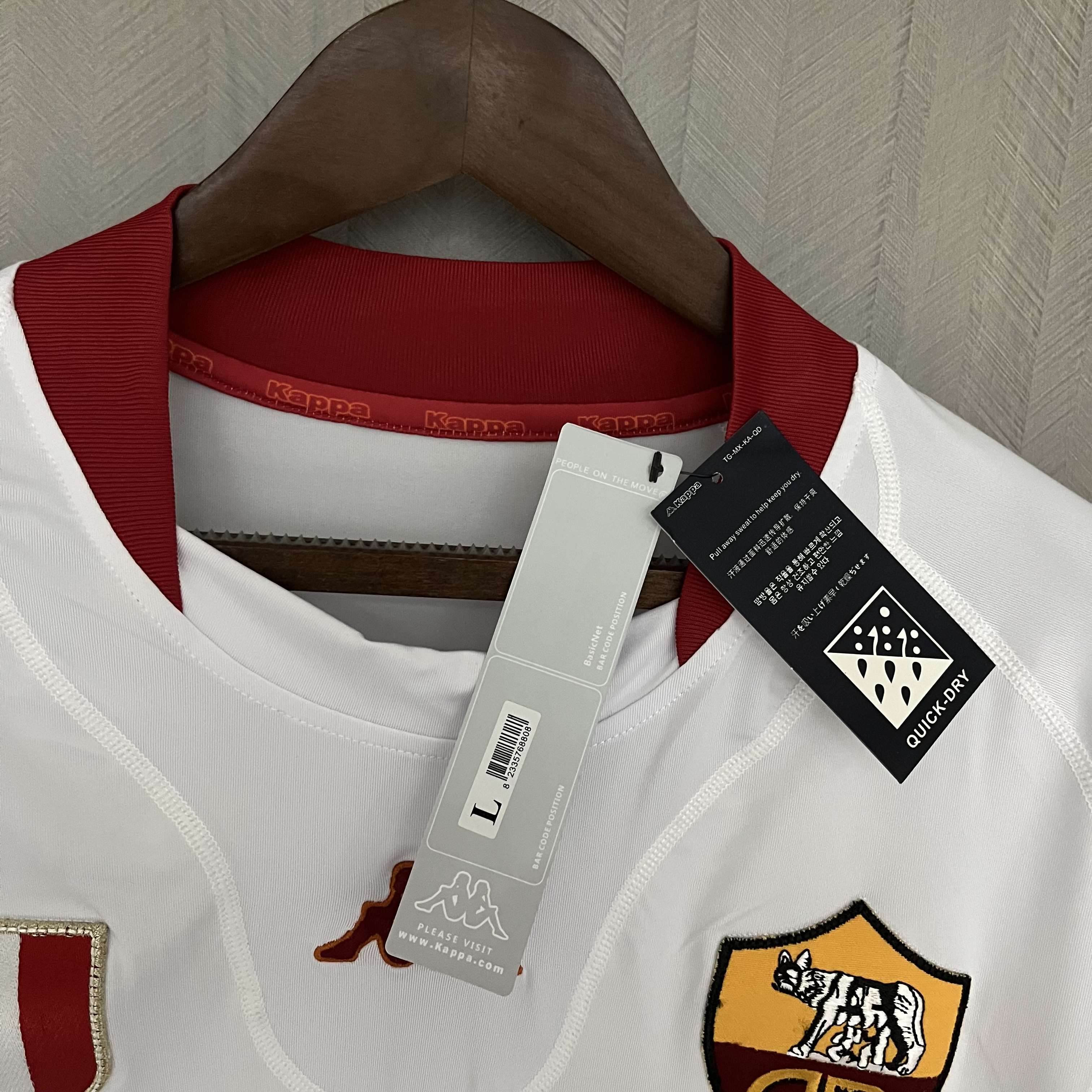 Camisola alternativa AS Roma 2001/2002  - Versão adepto 7