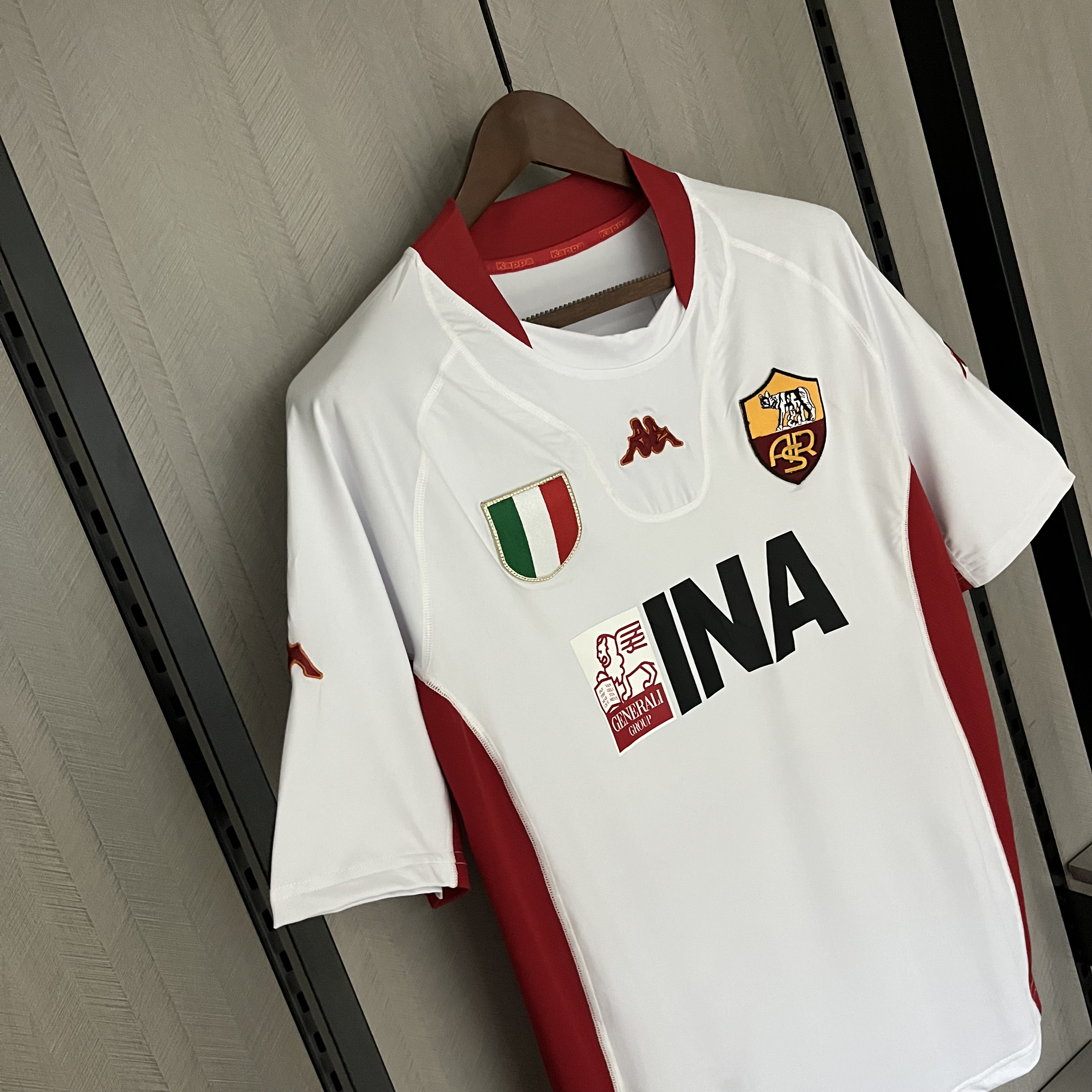 Camisola alternativa AS Roma 2001/2002  - Versão adepto 10