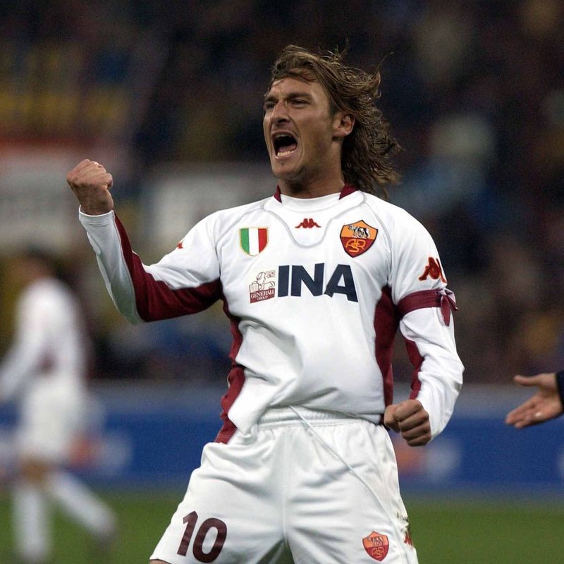 Camisola alternativa AS Roma 2001/2002  - Versão adepto 2