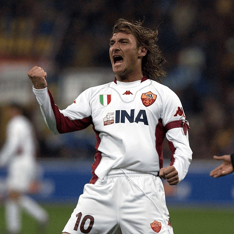 Camisola alternativa AS Roma 2001/2002  - Versão adepto
