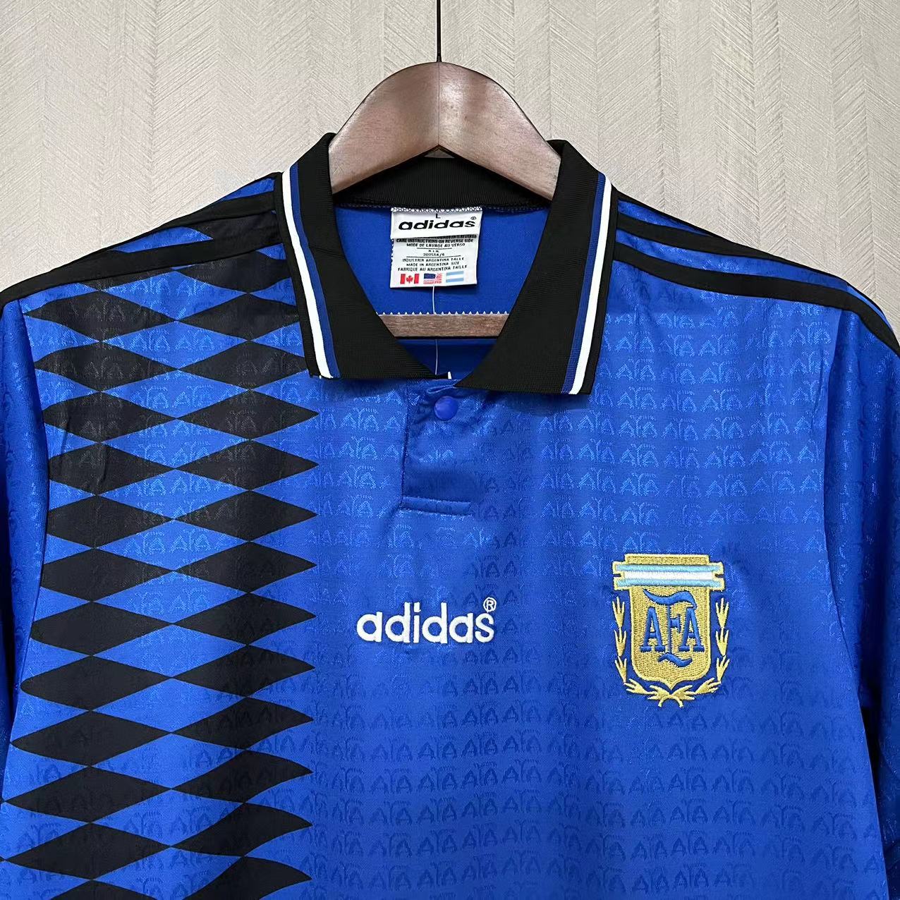 Camisola Principal Argentina 1994 - Versão adepto 10