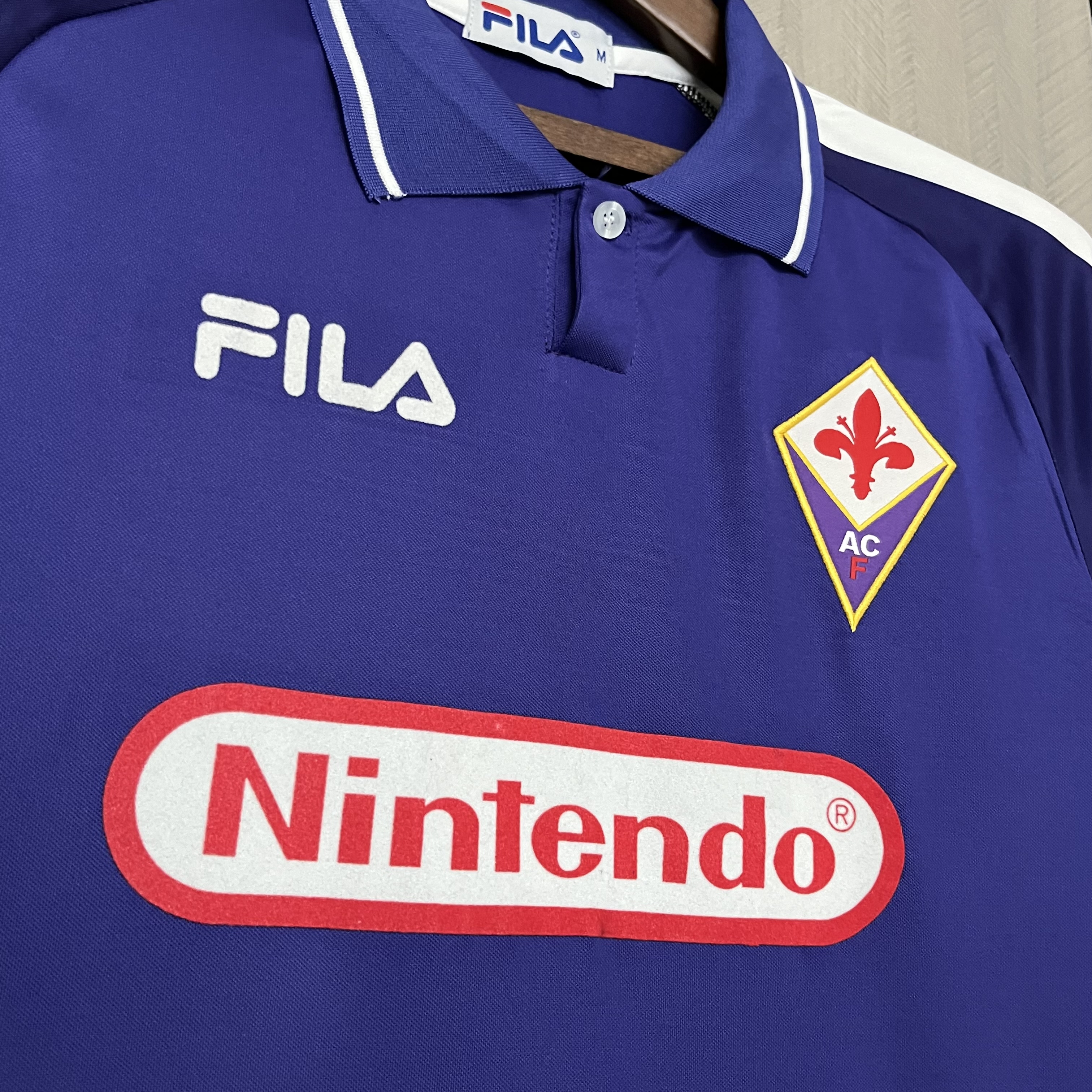 Camisola Principal Fiorentina 1998/1999 - Versão adepto 9