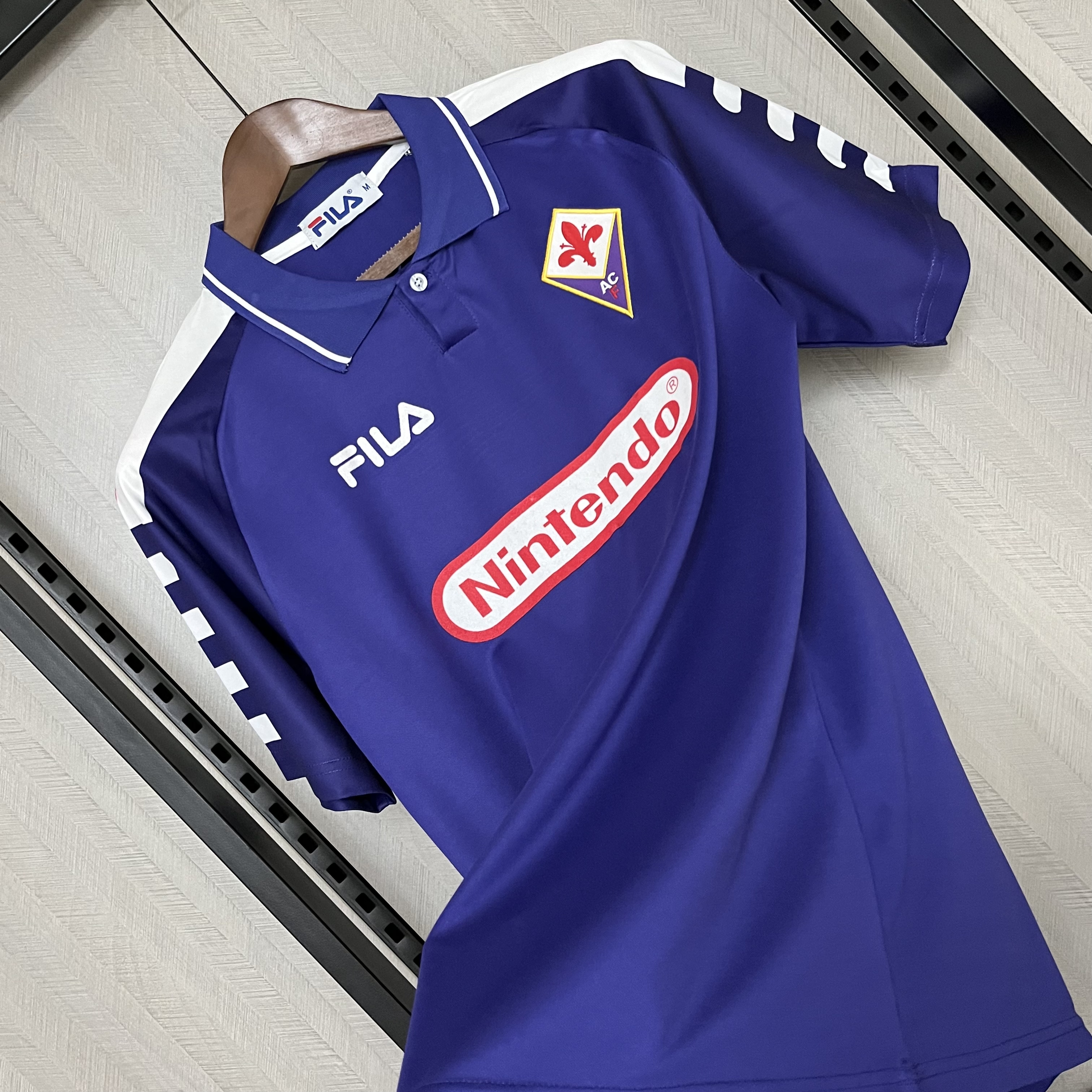 Camisola Principal Fiorentina 1998/1999 - Versão adepto 10
