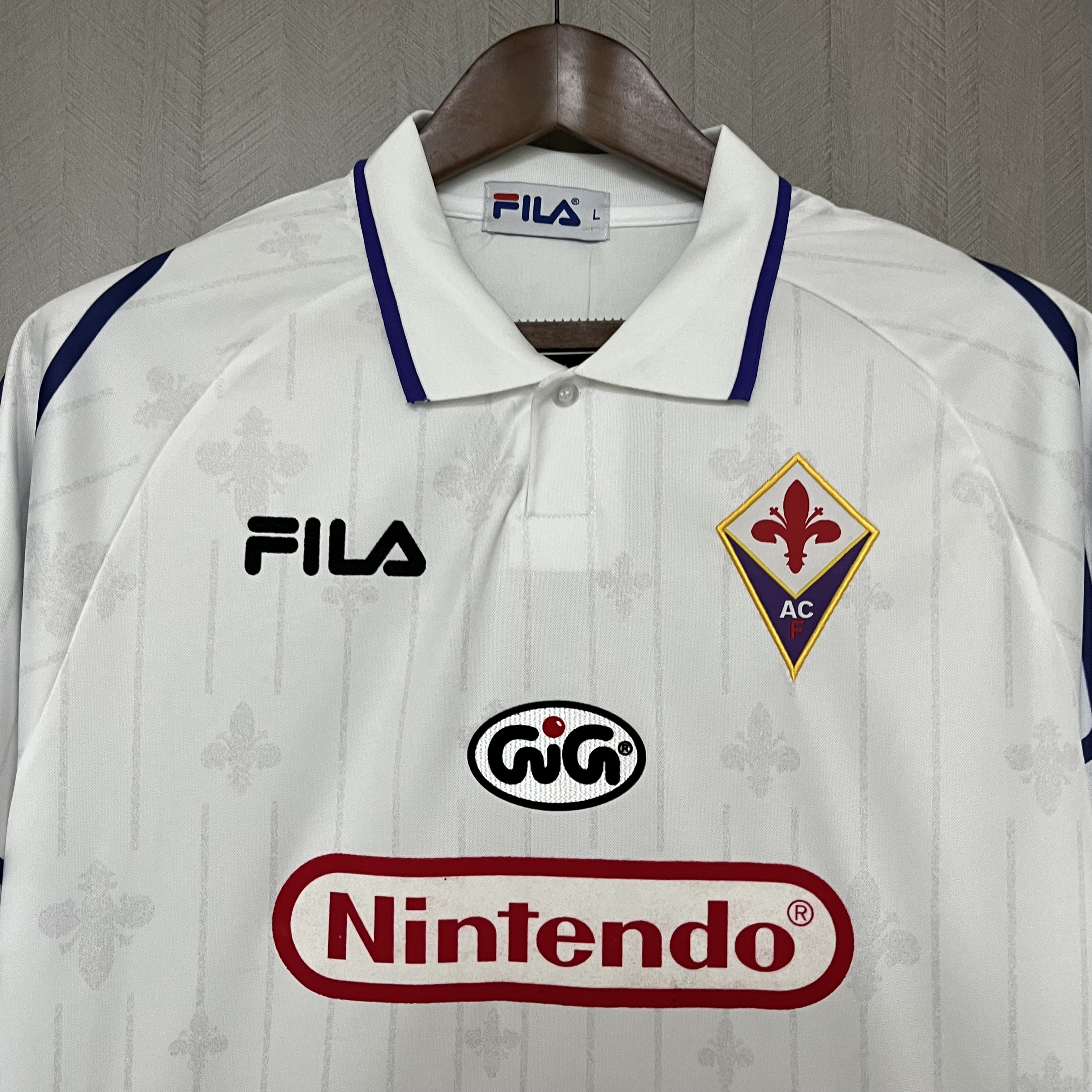 Camisola alternativa Fiorentina 1997/1998 - Versão adepto 9