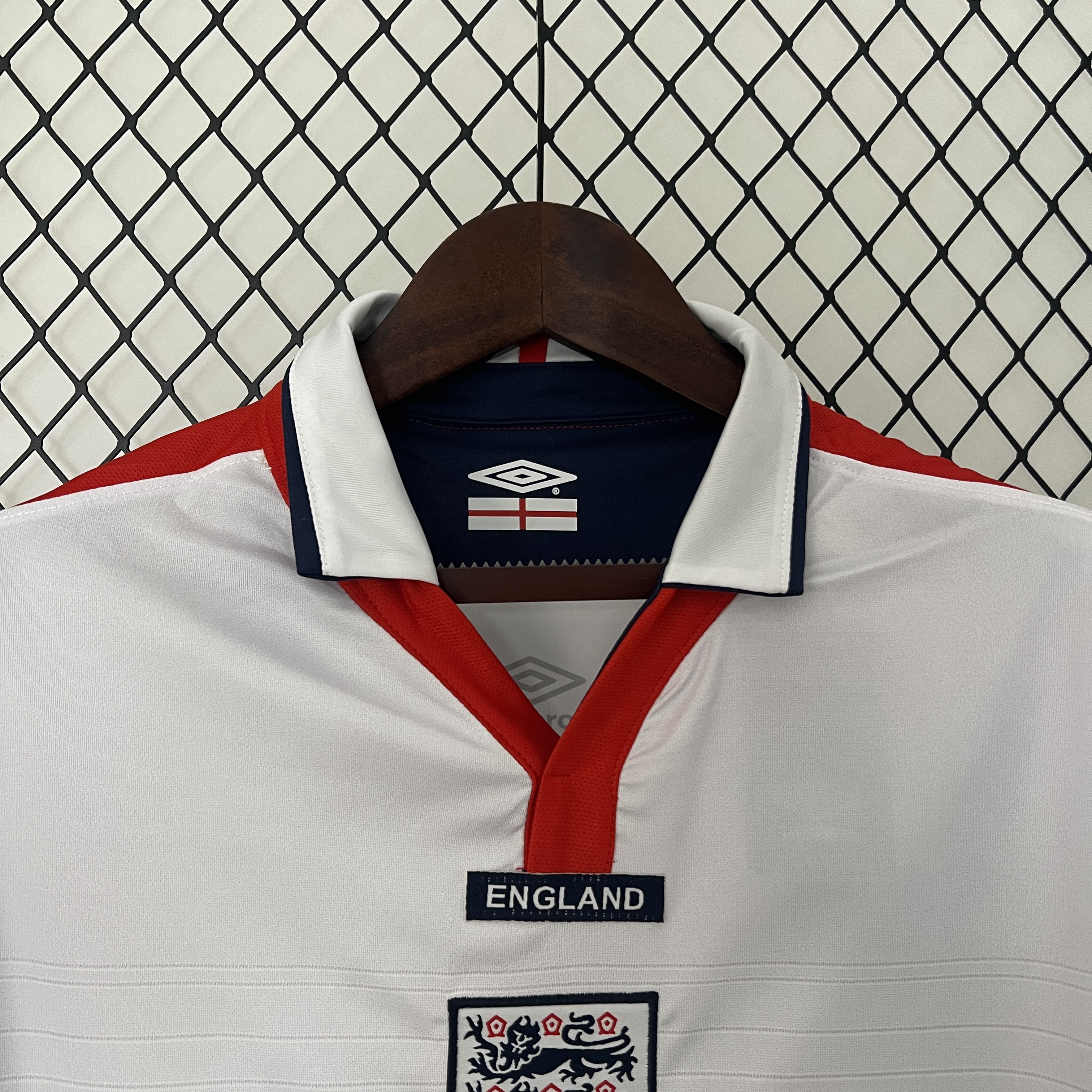 Camisola principal Inglaterra Euro 2004 - Versão adepto 5
