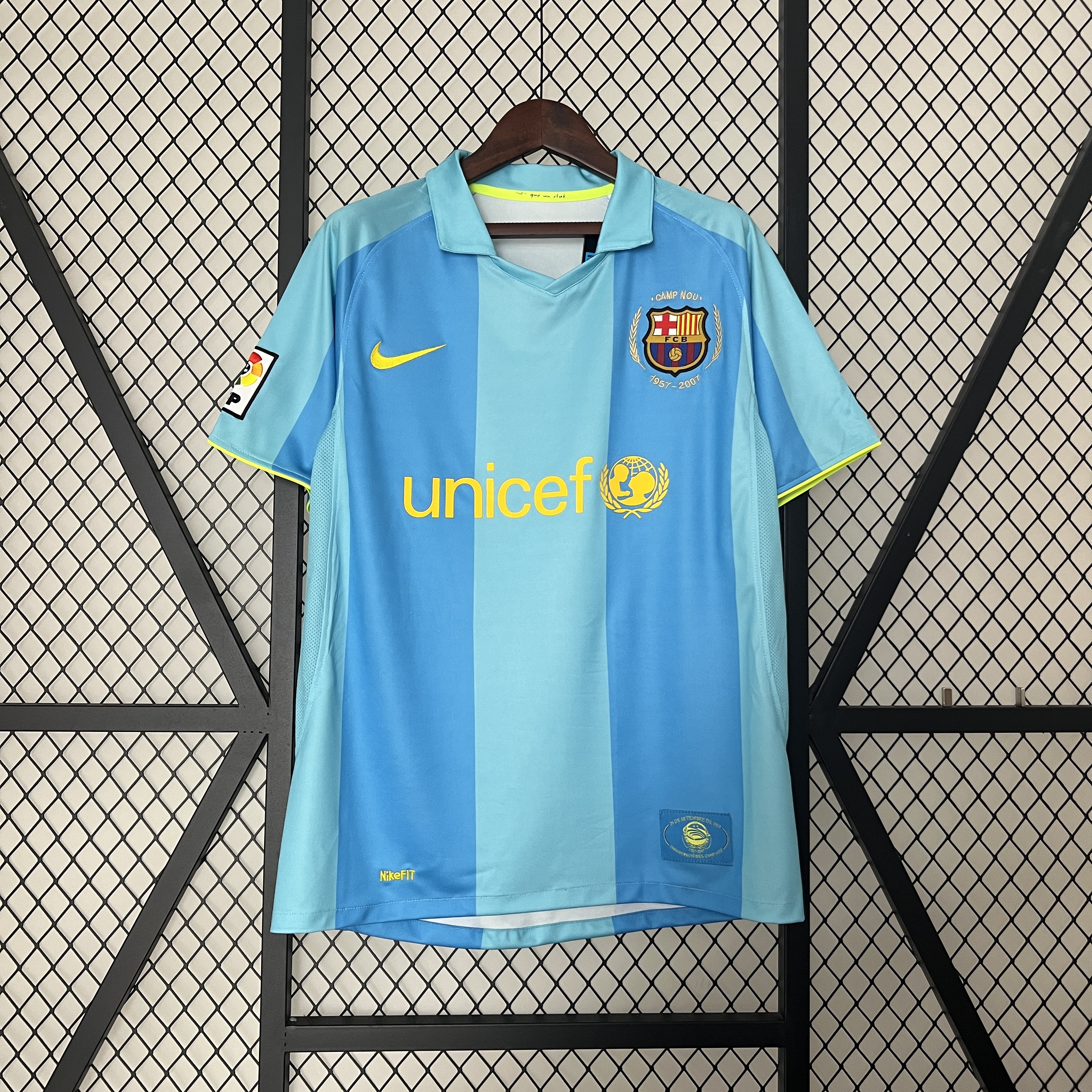 Camisola alternativa Barcelona 2007/2008 - Versão adepto 1