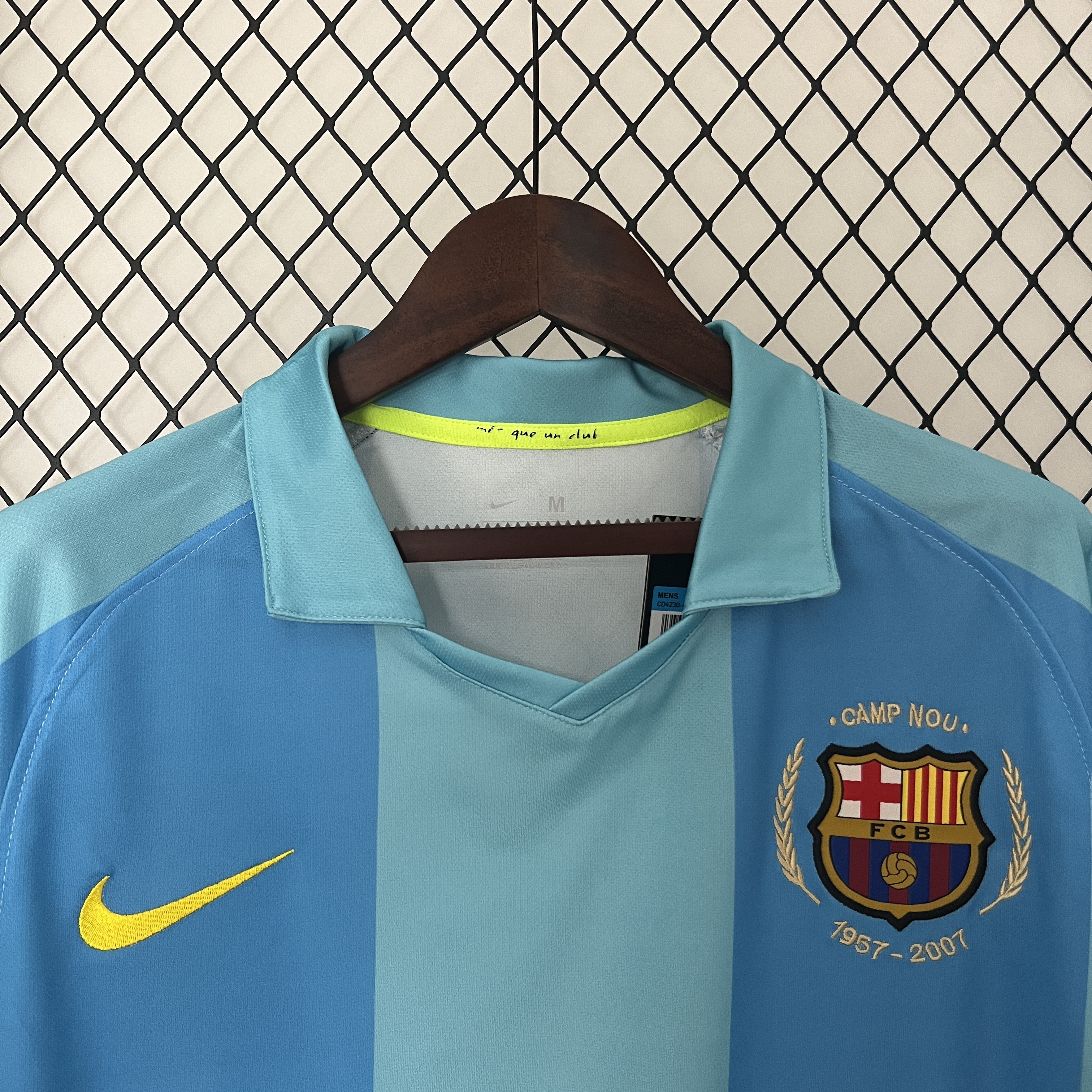 Camisola alternativa Barcelona 2007/2008 - Versão adepto 6