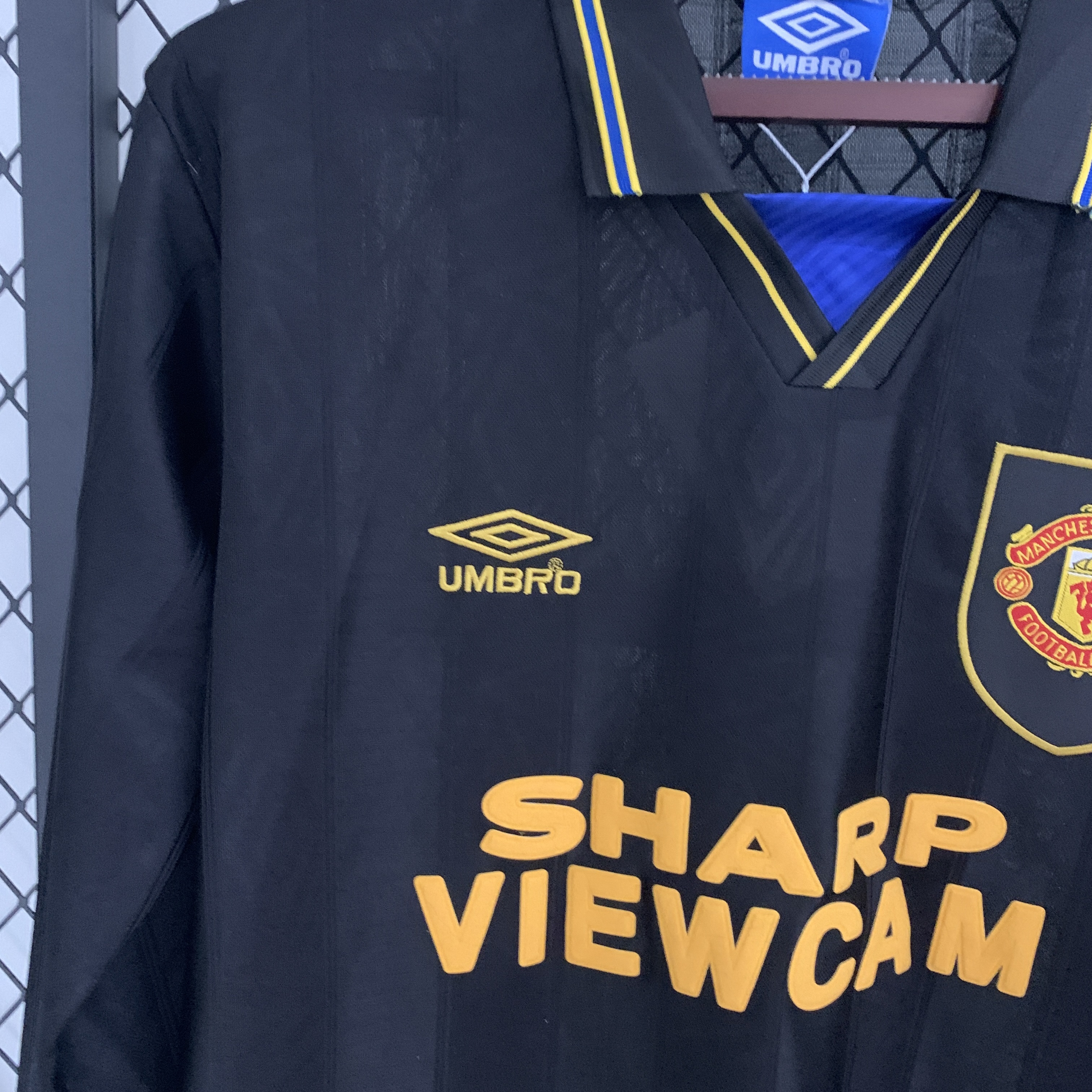 Camisola alternativa Manchester United 1993/1995 - versão adepto - Manga comprida 5