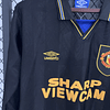 Camisola alternativa Manchester United 1993/1995 - versão adepto - Manga comprida