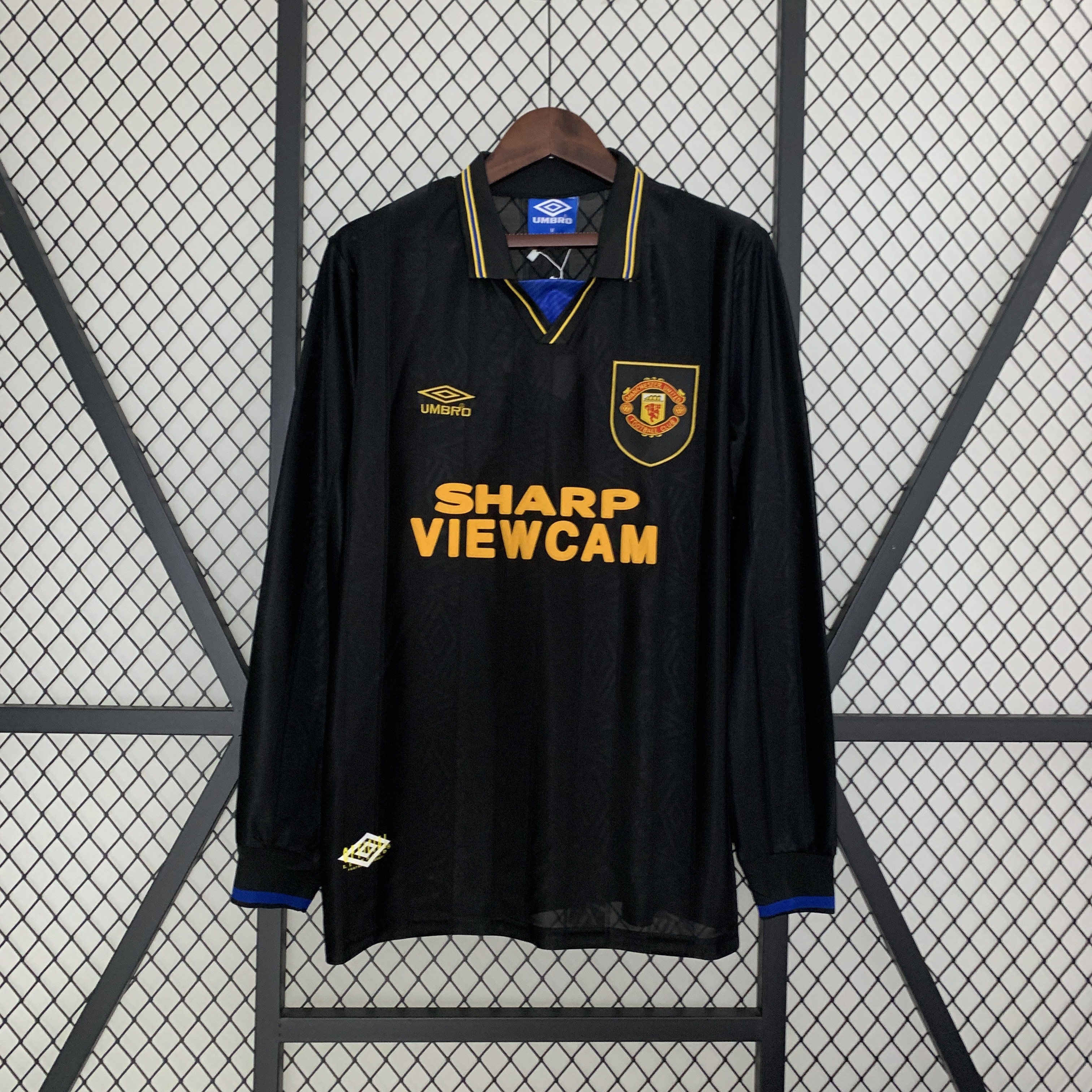 Camisola alternativa Manchester United 1993/1995 - versão adepto - Manga comprida 1
