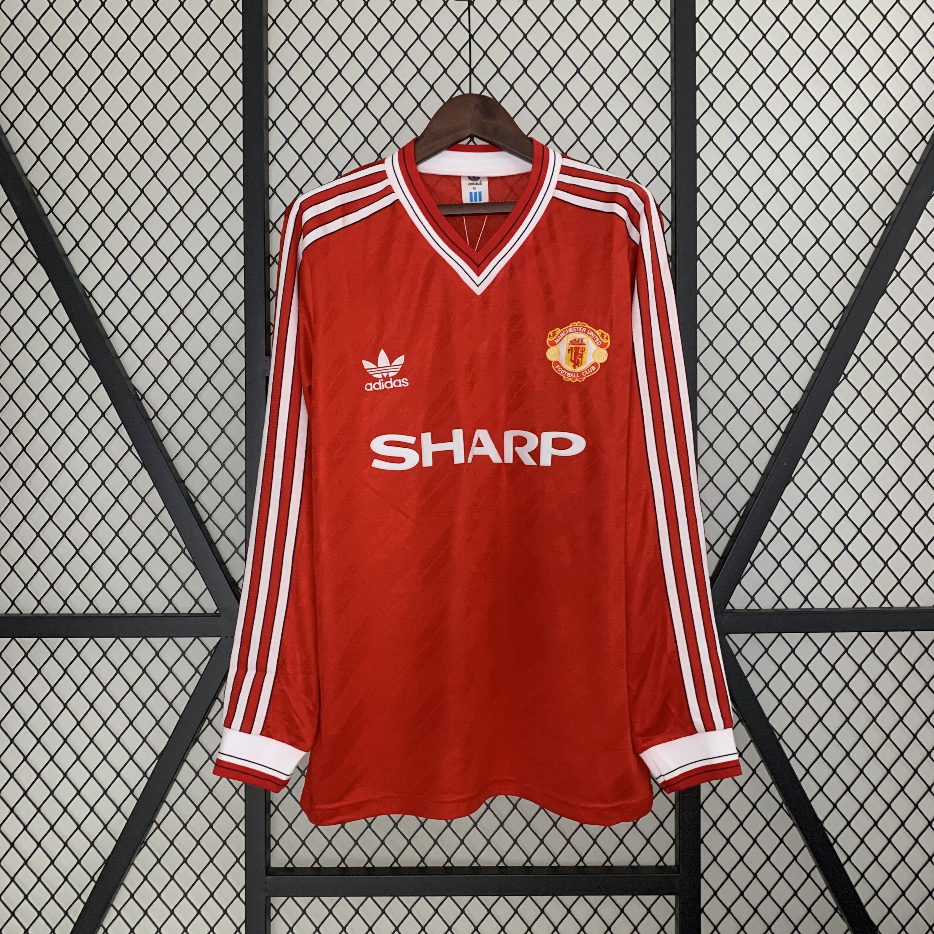 Camisola principal Manchester United 1986/1988 - versão adepto - Manga comprida 1