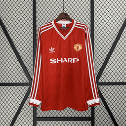 Camisola principal Manchester United 1986/1988 - versão adepto - Manga comprida