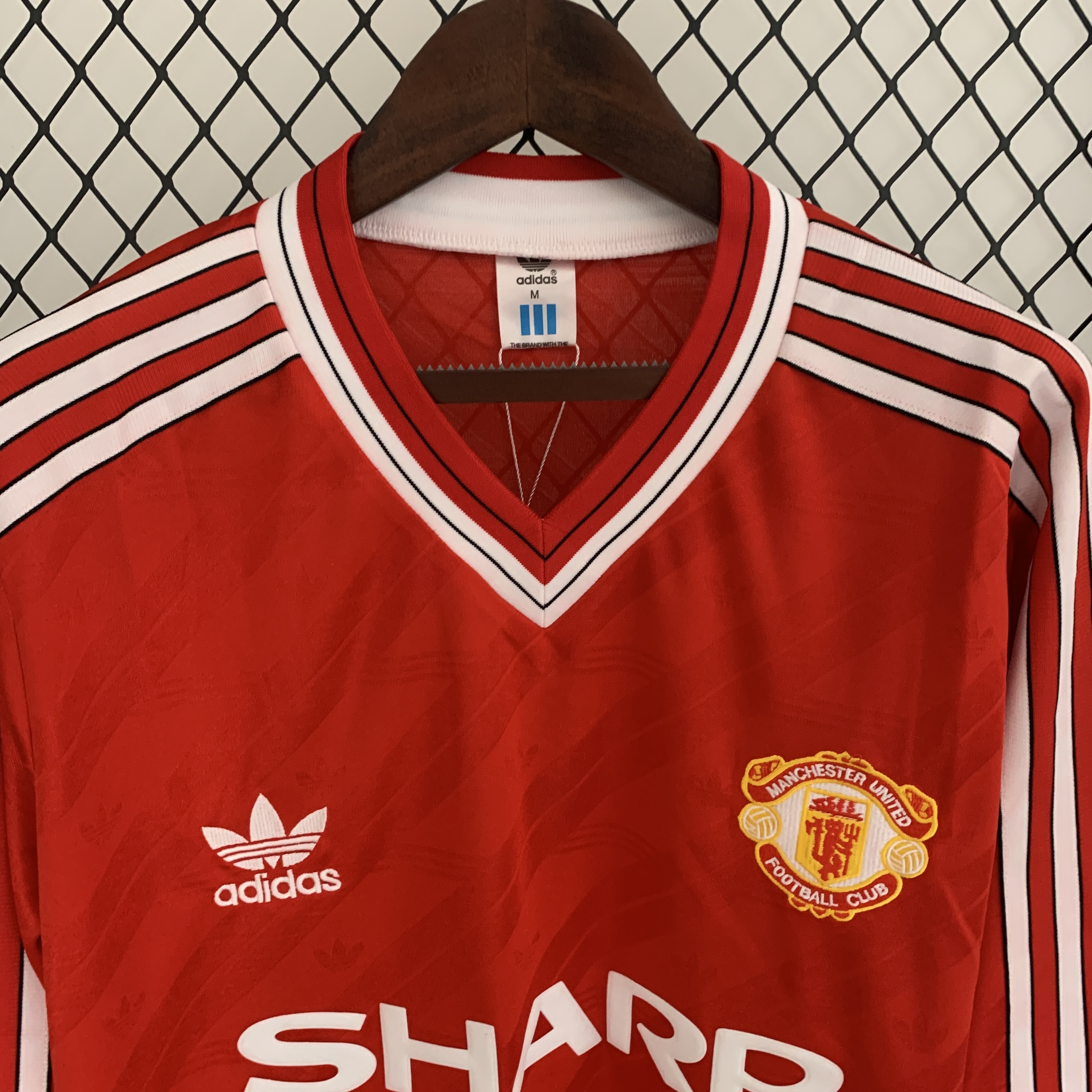 Camisola principal Manchester United 1986/1988 - versão adepto - Manga comprida 5