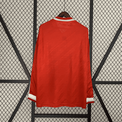 Camisola principal Manchester United 1986/1988 - versão adepto - Manga comprida
