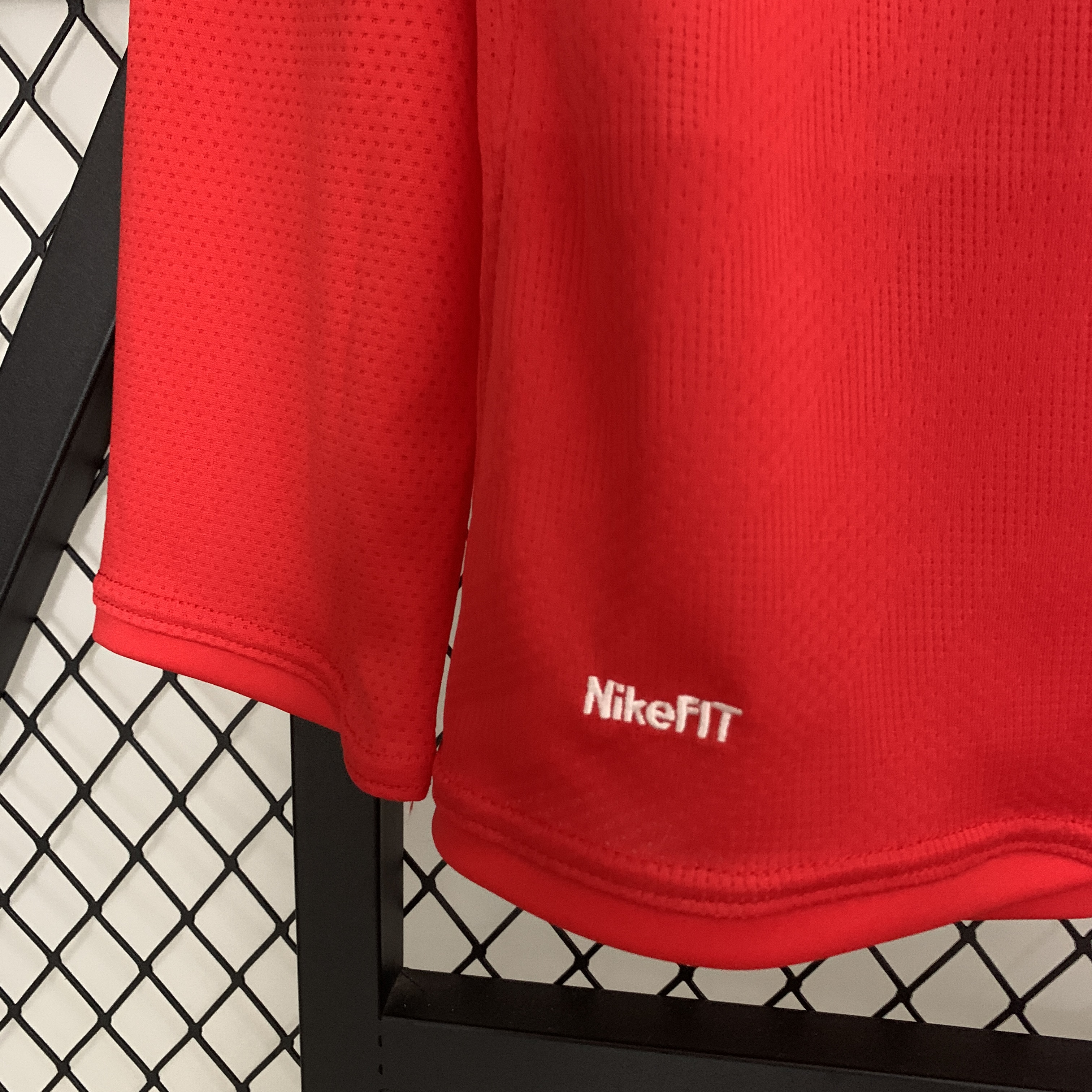 Camisola Principal Manchester United 2007/2008 Edição final da Champions Manga comprida - Versão adepto 8