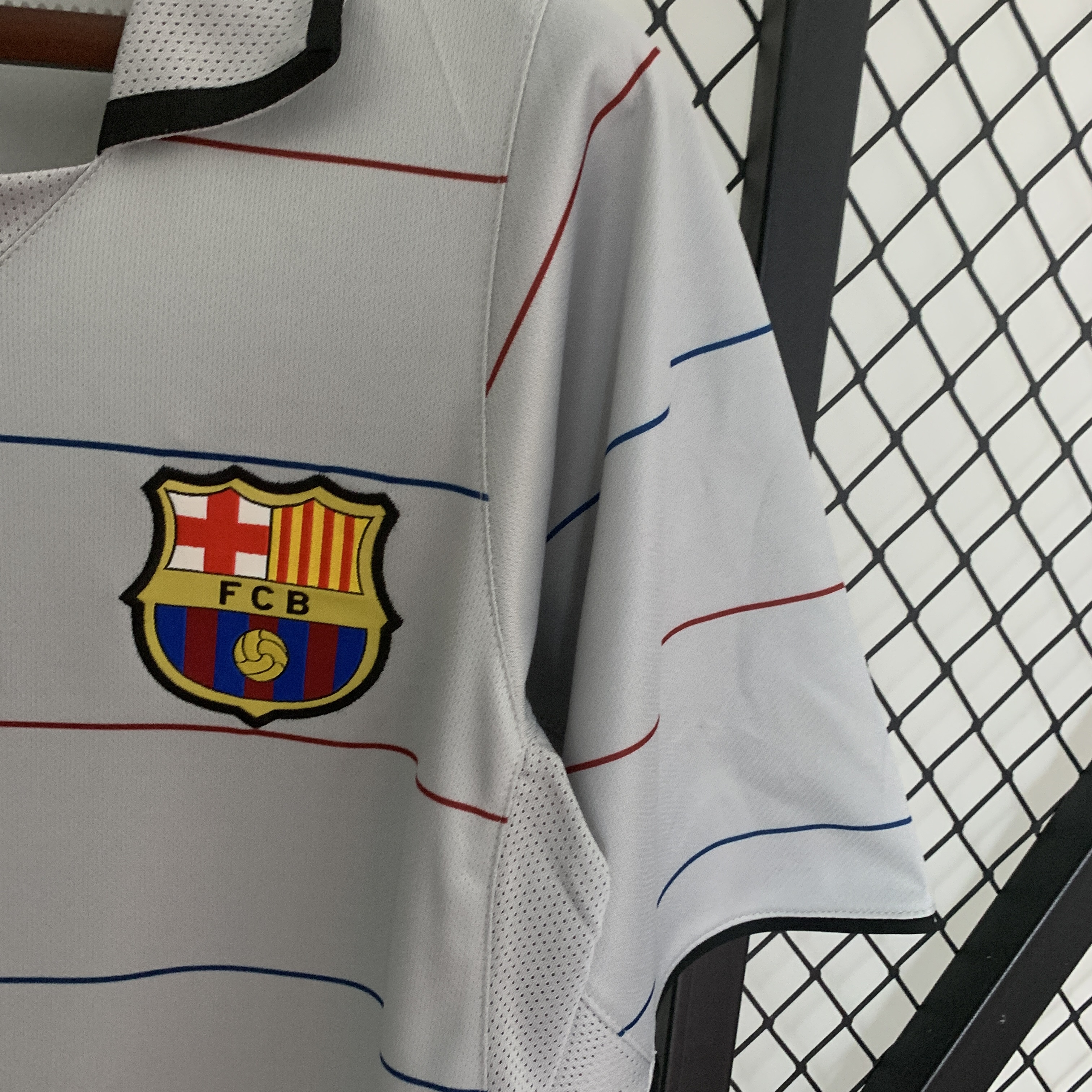 Camisola alternativa Barcelona 2003/2005 - Versão adepto 8