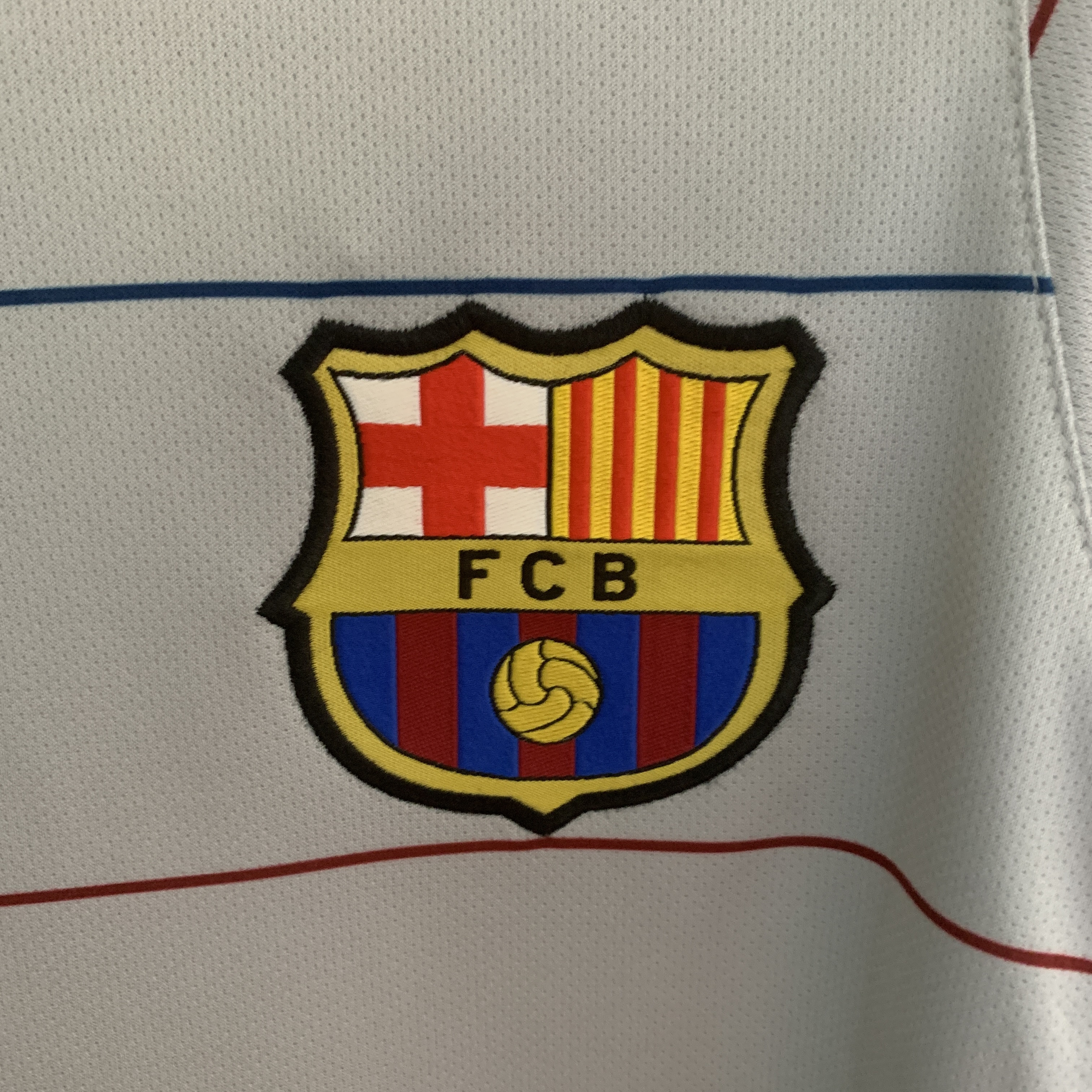 Camisola alternativa Barcelona 2003/2005 - Versão adepto 4