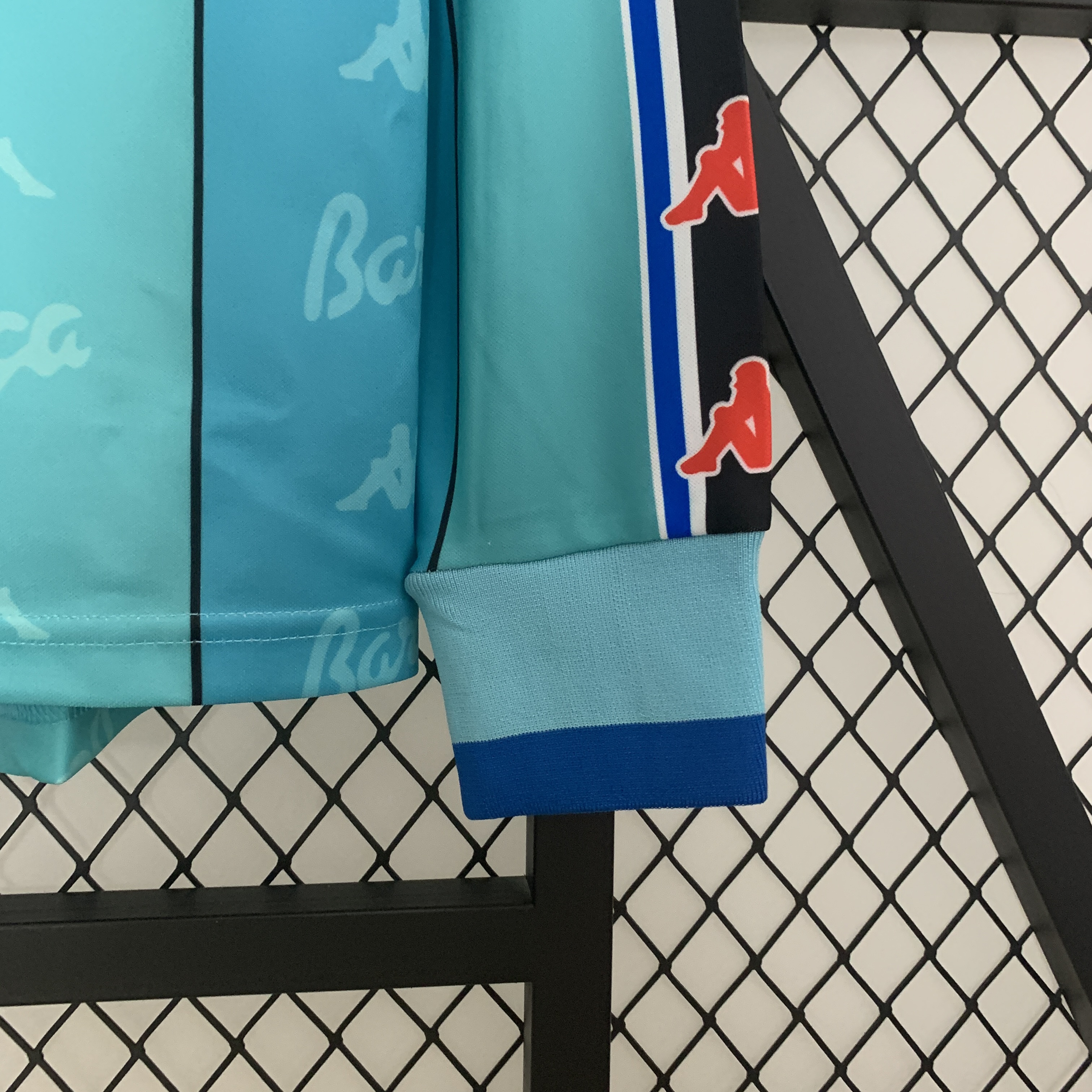 Camisola alternativa Barcelona 1996/1997 Manga comprida - Versão adepto 9