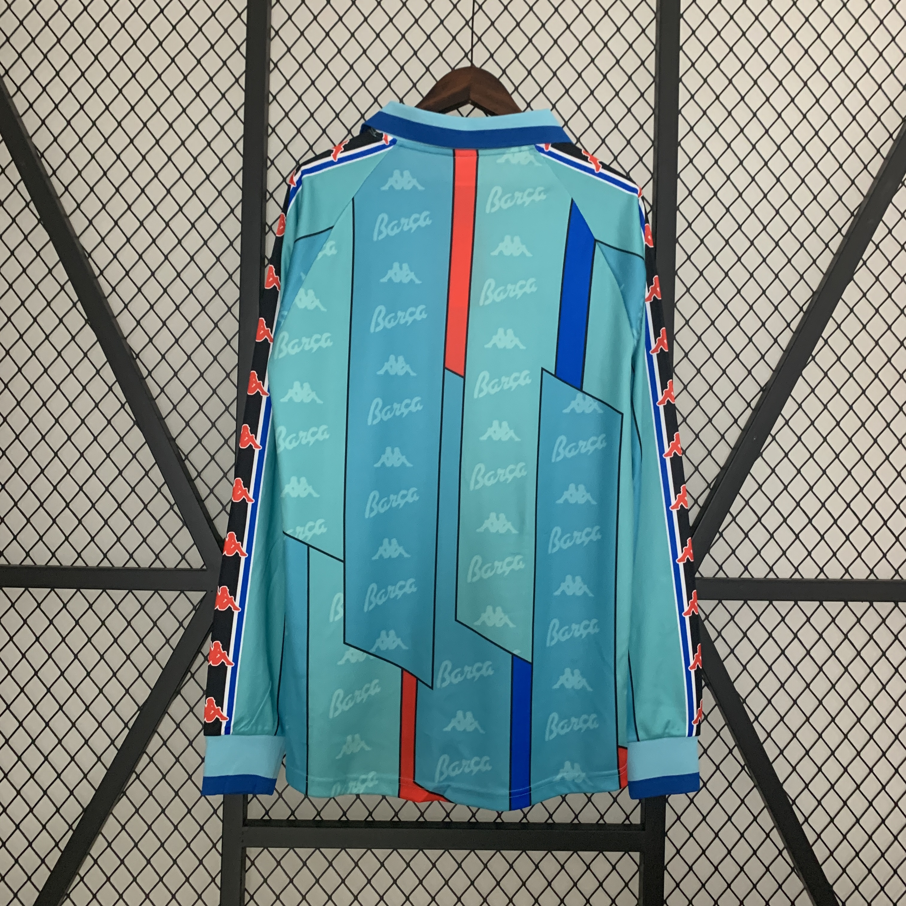 Camisola alternativa Barcelona 1996/1997 Manga comprida - Versão adepto 3