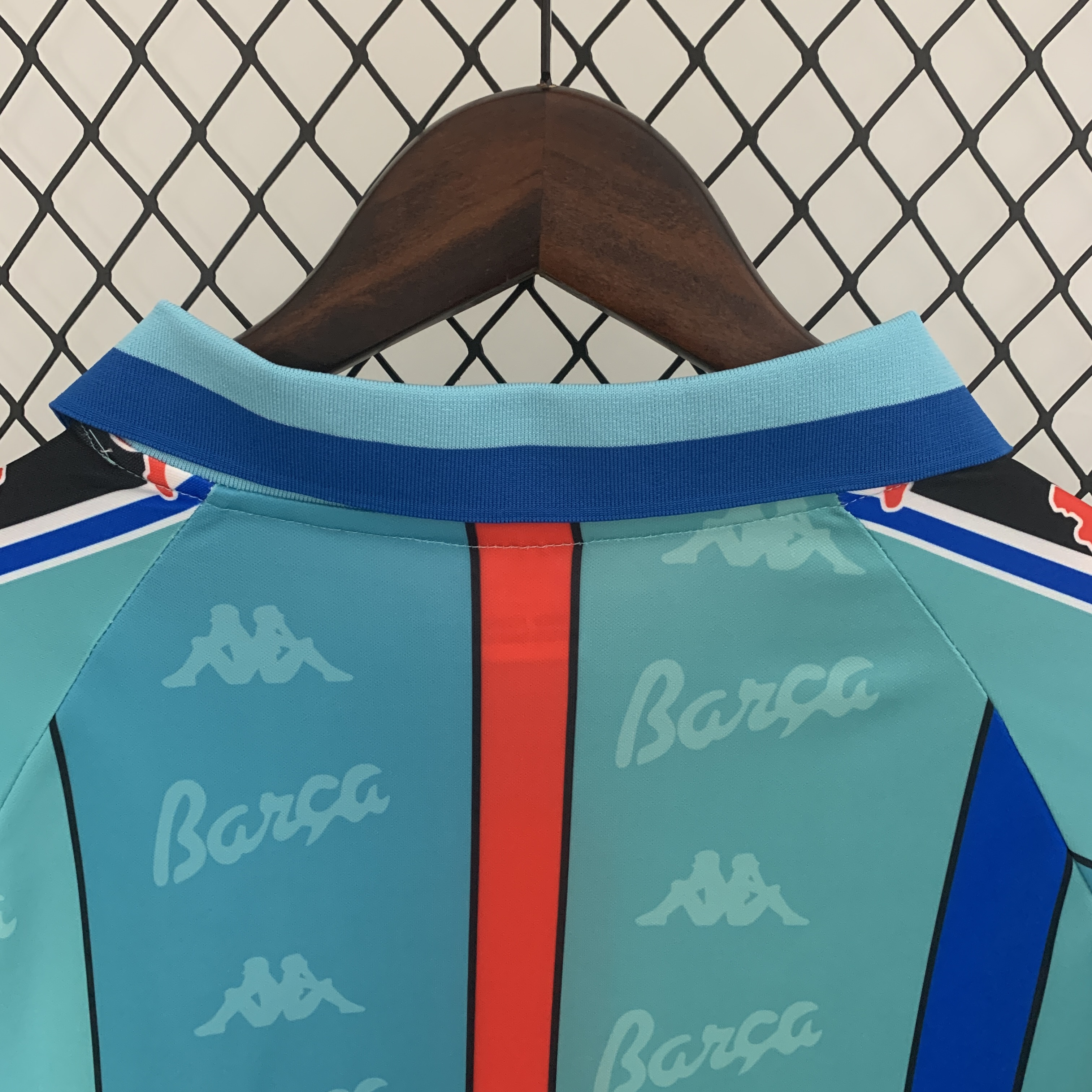 Camisola alternativa Barcelona 1996/1997 Manga comprida - Versão adepto 7