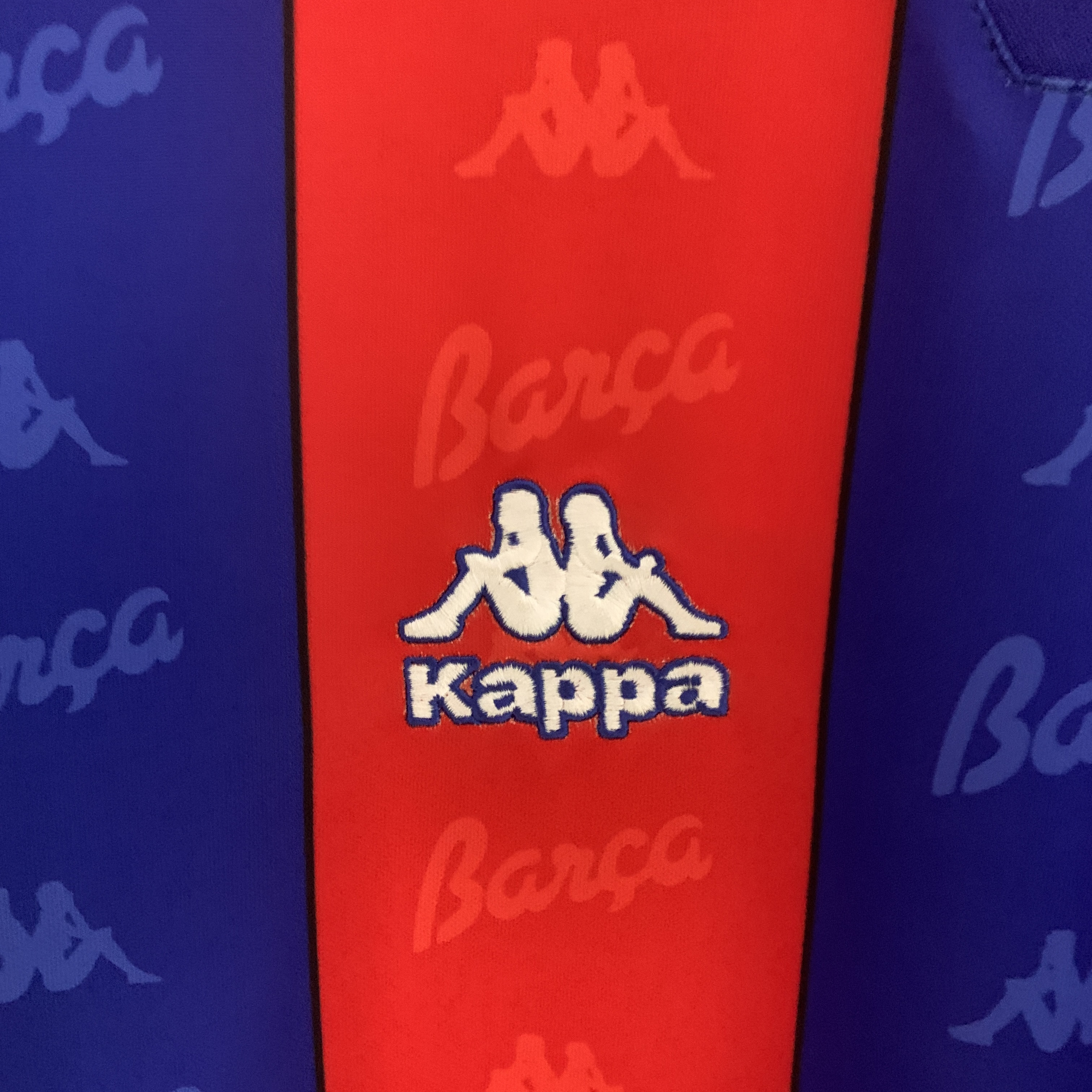 Camisola principal Barcelona 1996/1997 Manga comprida - Versão adepto 5