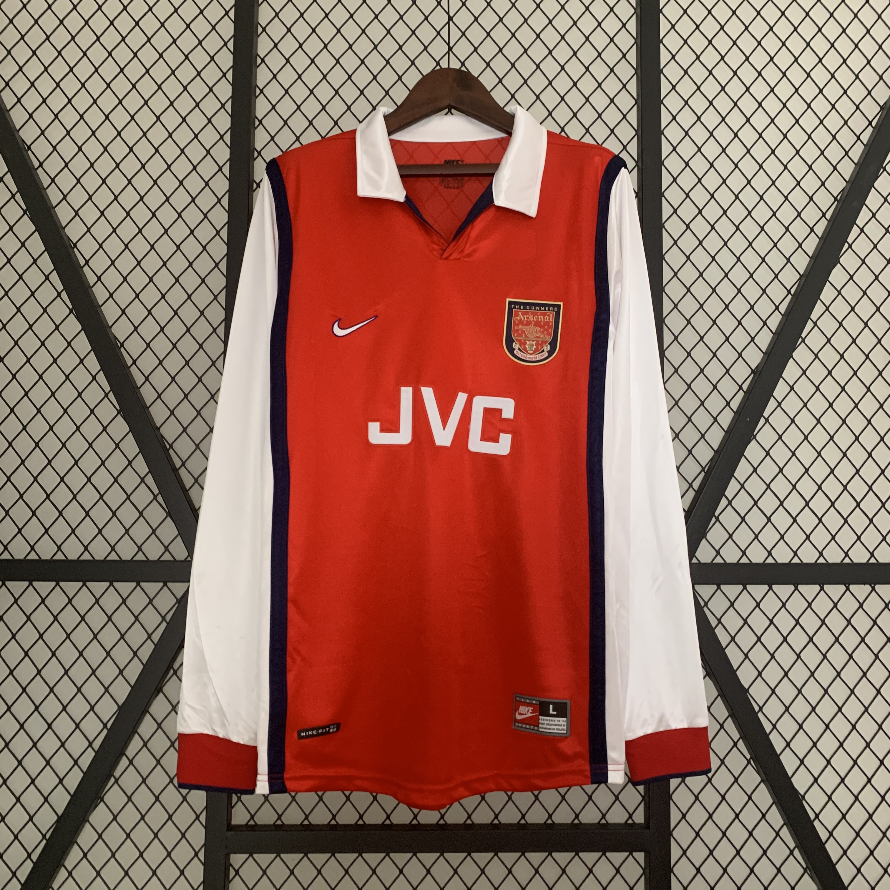 Camisola principal Arsenal 1998/1999 - Versão adepto - Manga comprida 1