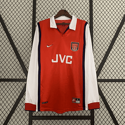 Camisola principal Arsenal 1998/1999 - Versão adepto - Manga comprida