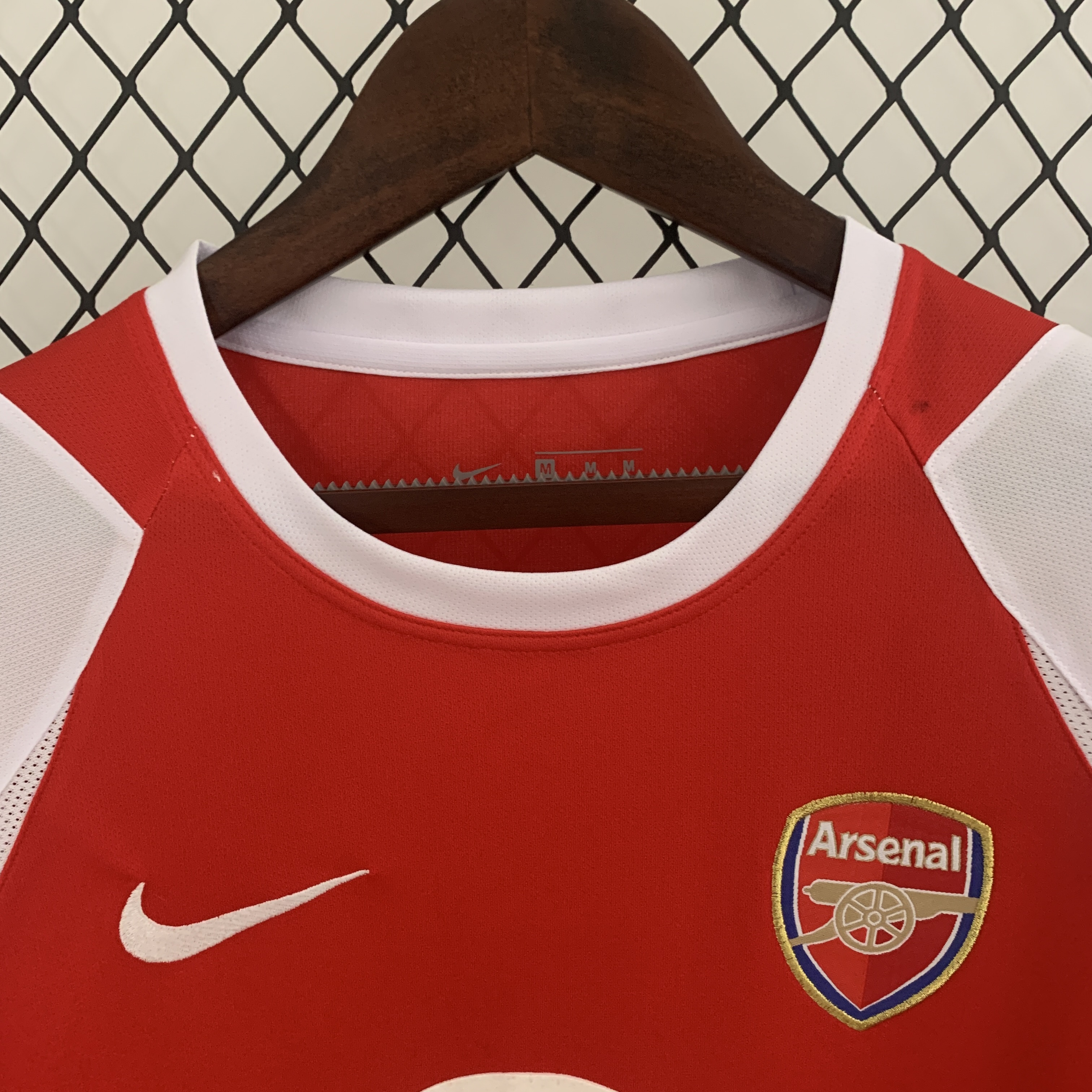 Camisola principal Arsenal 2002/2004 - Versão adepto - Manga comprida 6