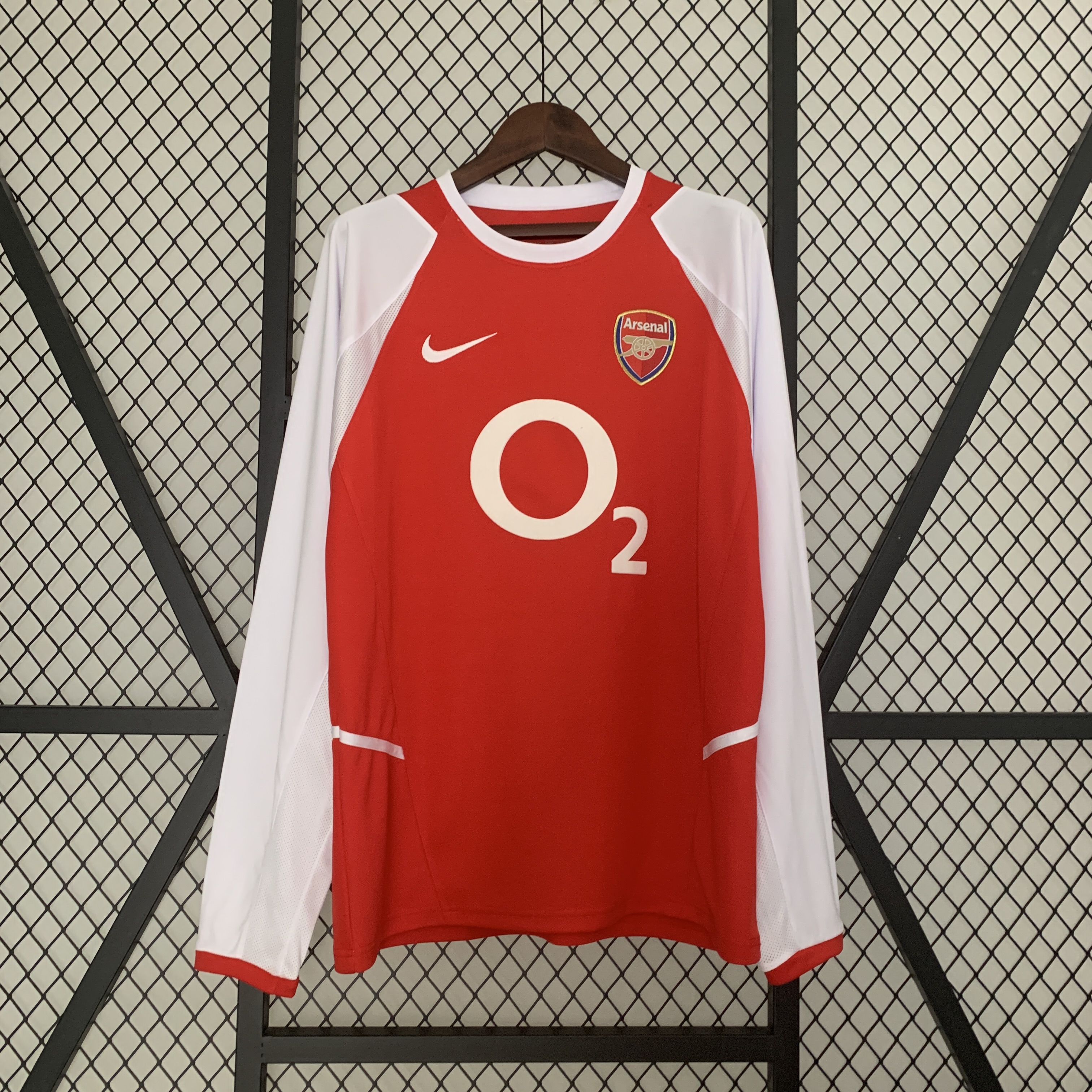 Camisola principal Arsenal 2002/2004 - Versão adepto - Manga comprida 1