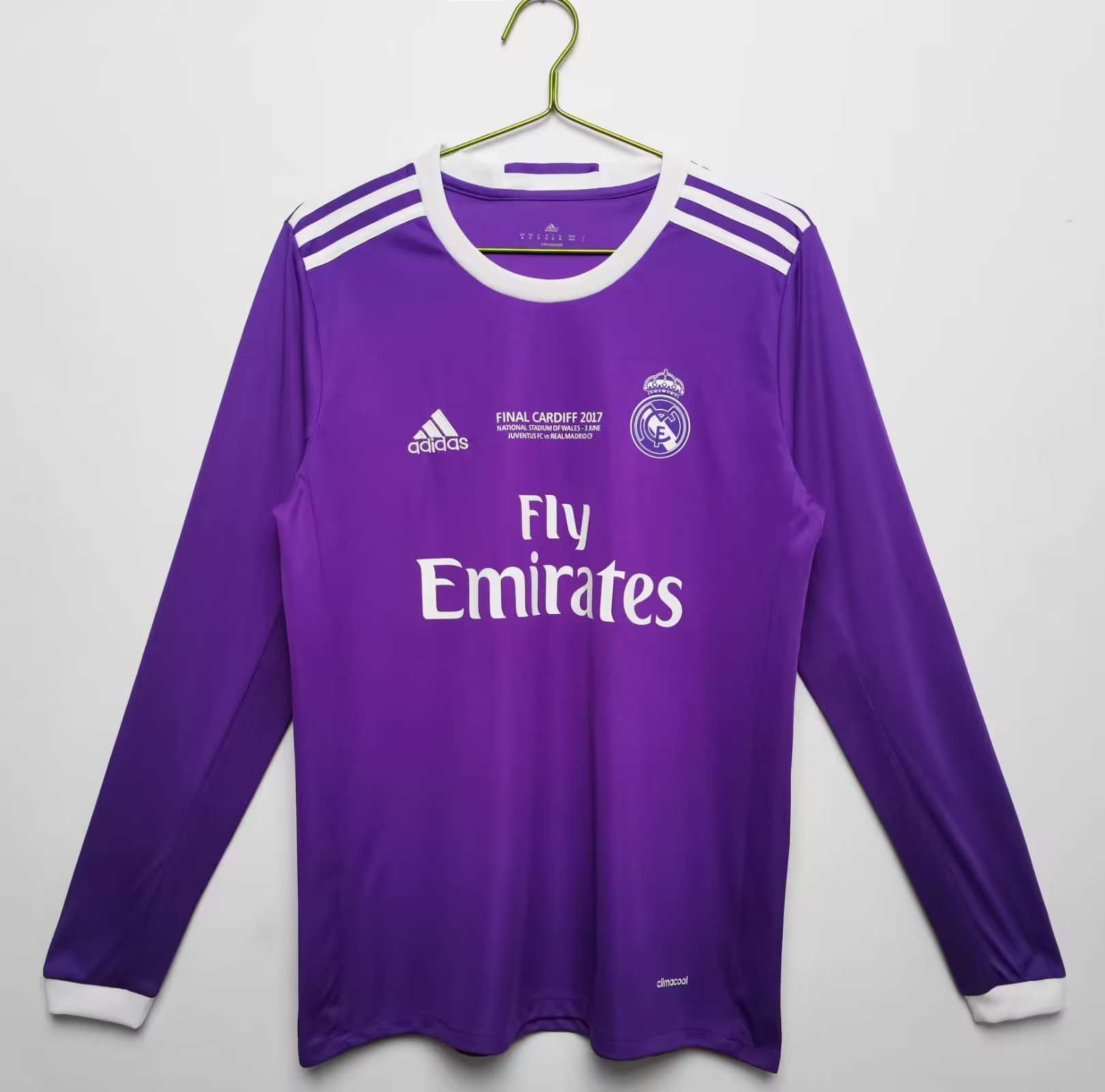 Camisola alternativa Real Madrid 2016/2017 Manga comprida - Versão adepto 3