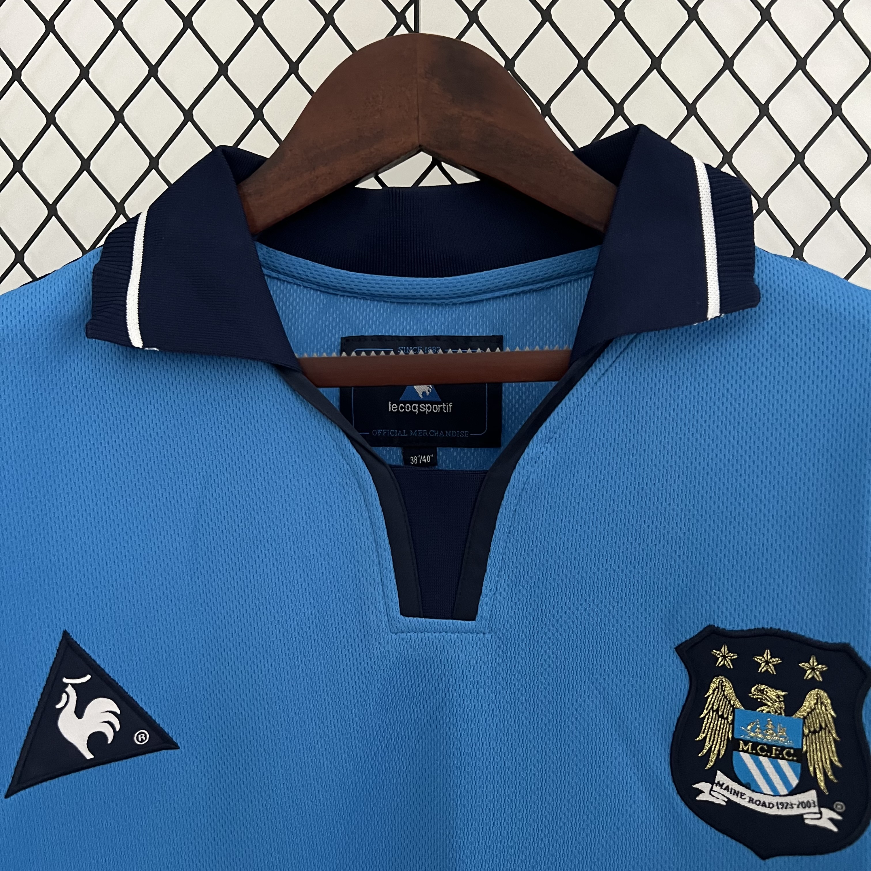 Camisola principal Man City 2002/2003 - Versão adepto 5