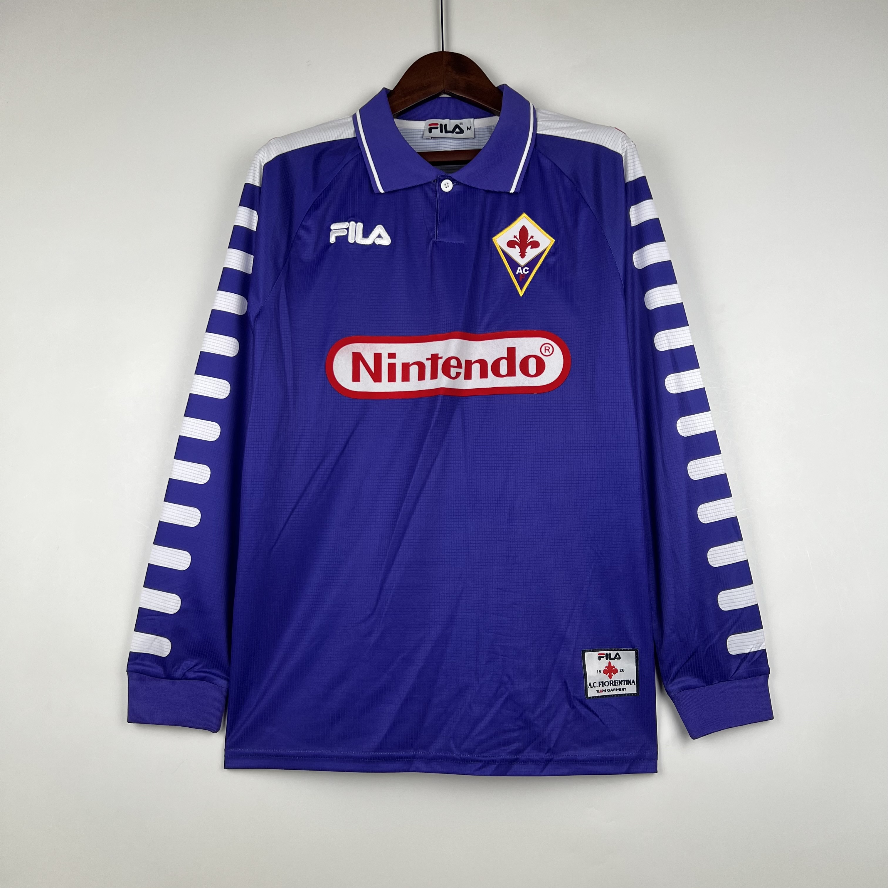 Camisola Principal Fiorentina 1998/1999 - Versão adepto - Manga comprida 1