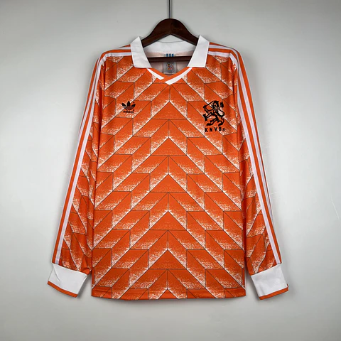 Camisola principal Holanda 1988- Versão adepto - Manga comprida