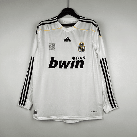Camisola principal Real Madrid 2009/2010 - Versão adepto - Manga comprida