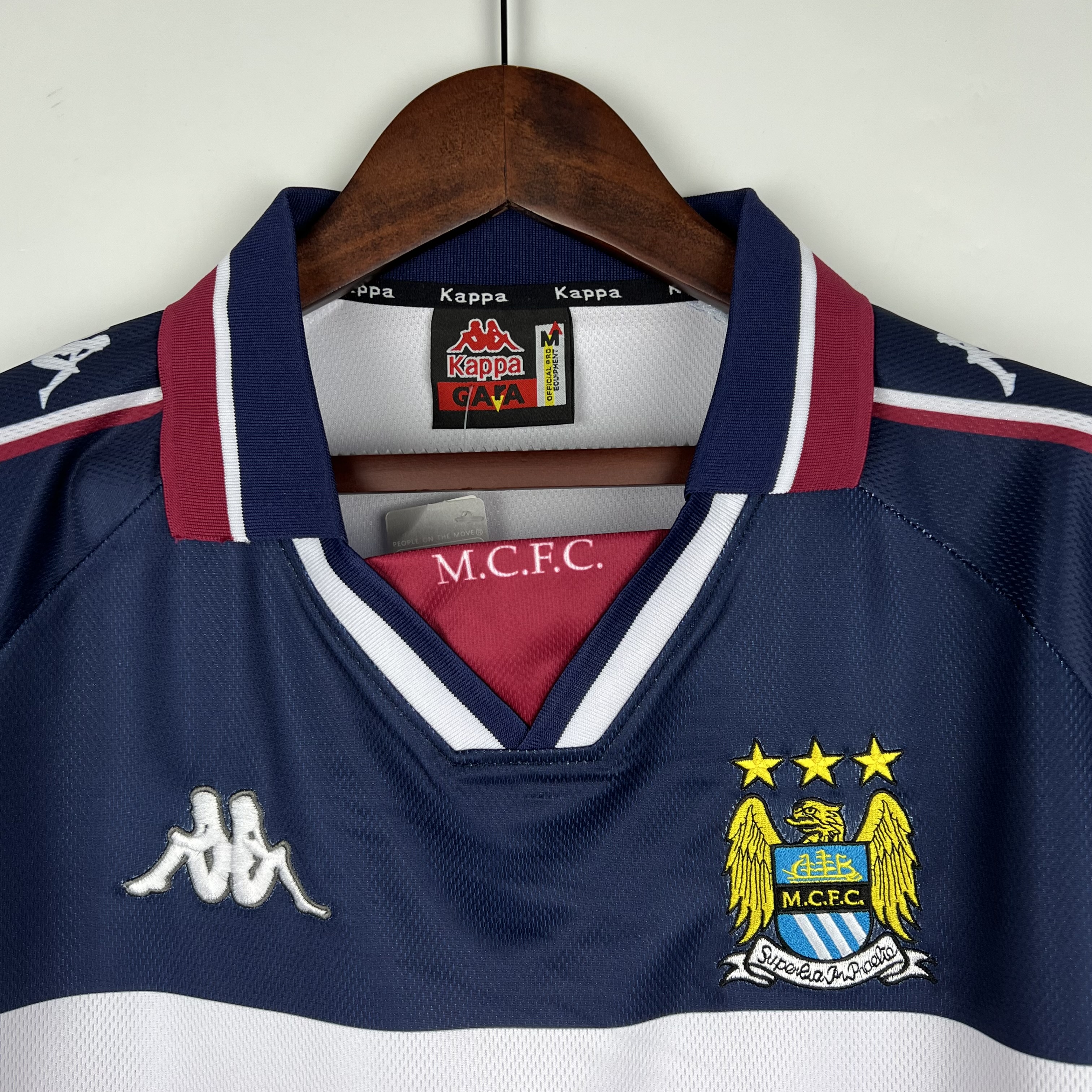 Camisola alternativa Man City 1997/1998 - Versão adepto 5
