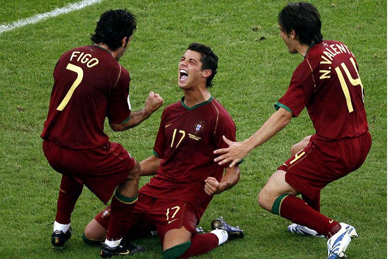 Camisola principal Portugal 2006 - Versão adepto 2